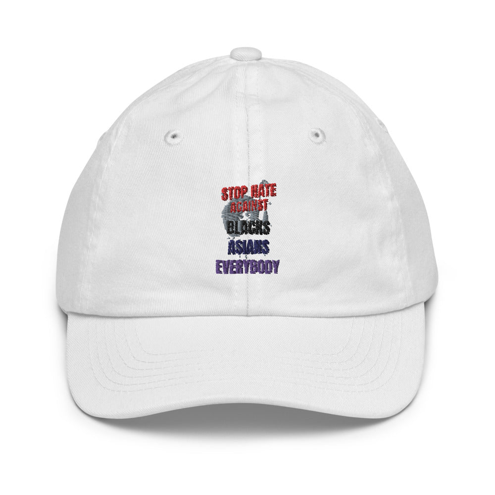 STOP HATE AGAINST EVERYBODY - Youth Baseball Cap