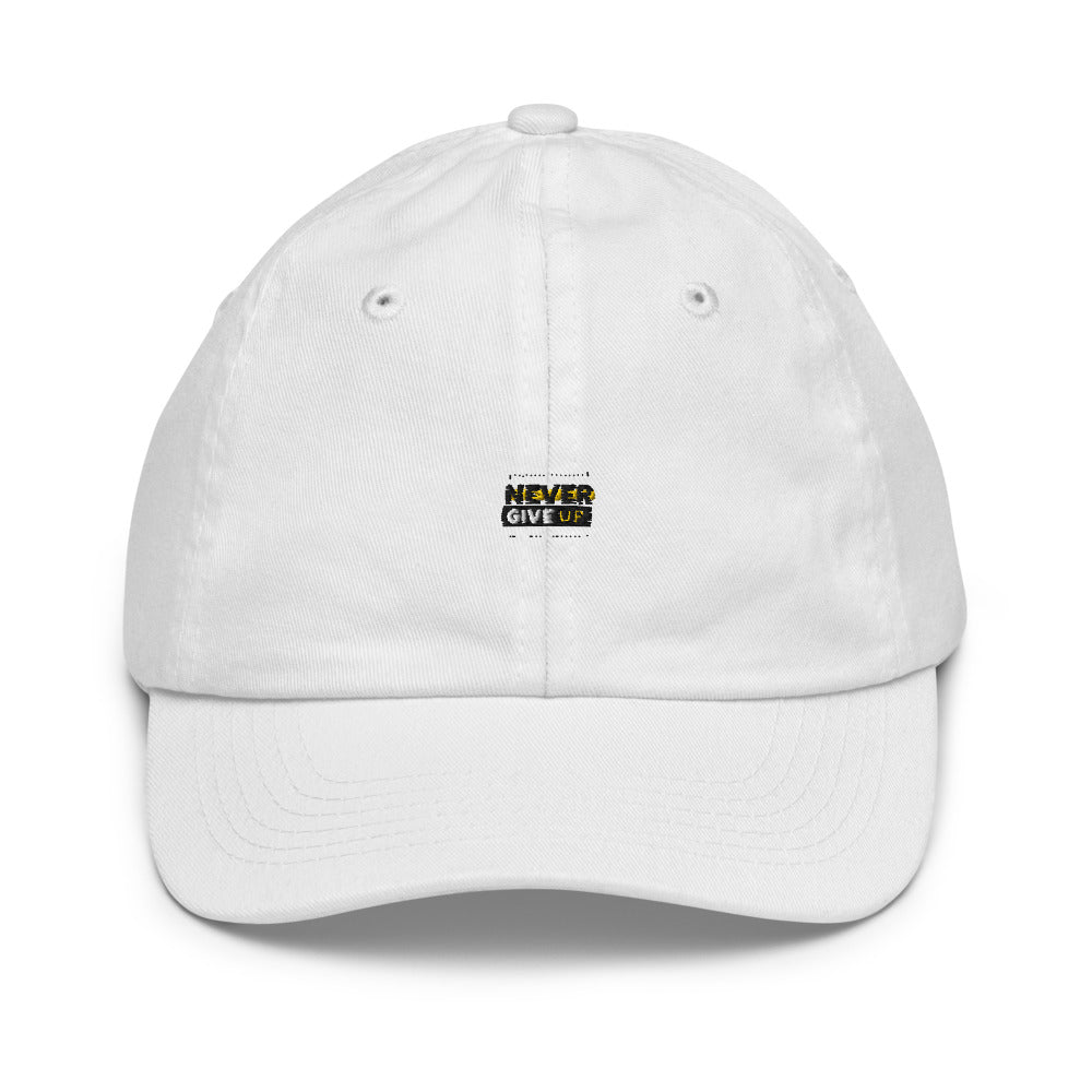 NEVER GIVE UP- Youth Baseball Cap