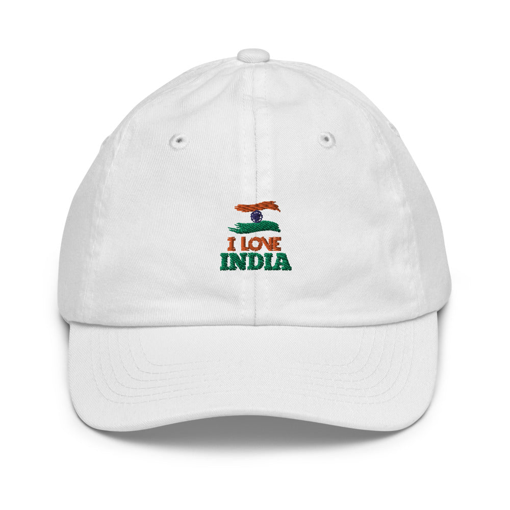 I LOVE INDIA - Youth Baseball Cap