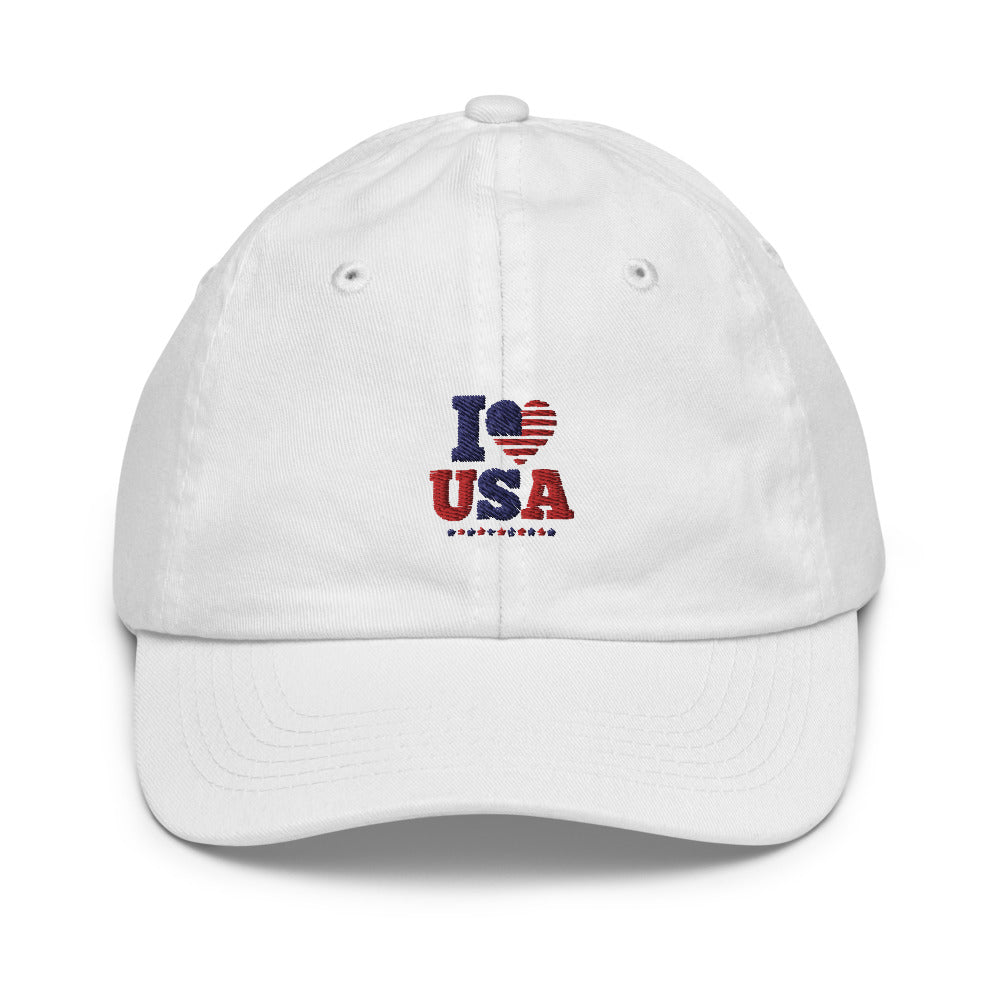 I LOVE USA - Youth Baseball Cap