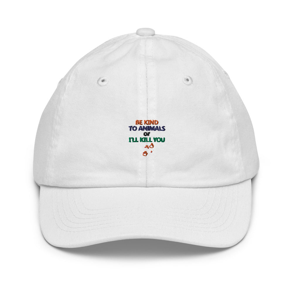 BE KIND TO ANIMALS - Youth Baseball Cap