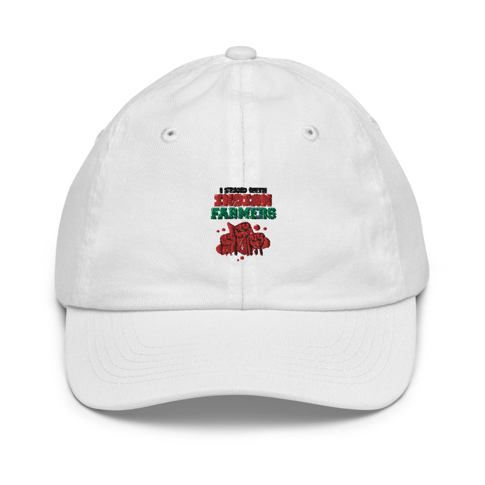 I STAND WITH INDIAN FARMERS - Youth Baseball Cap