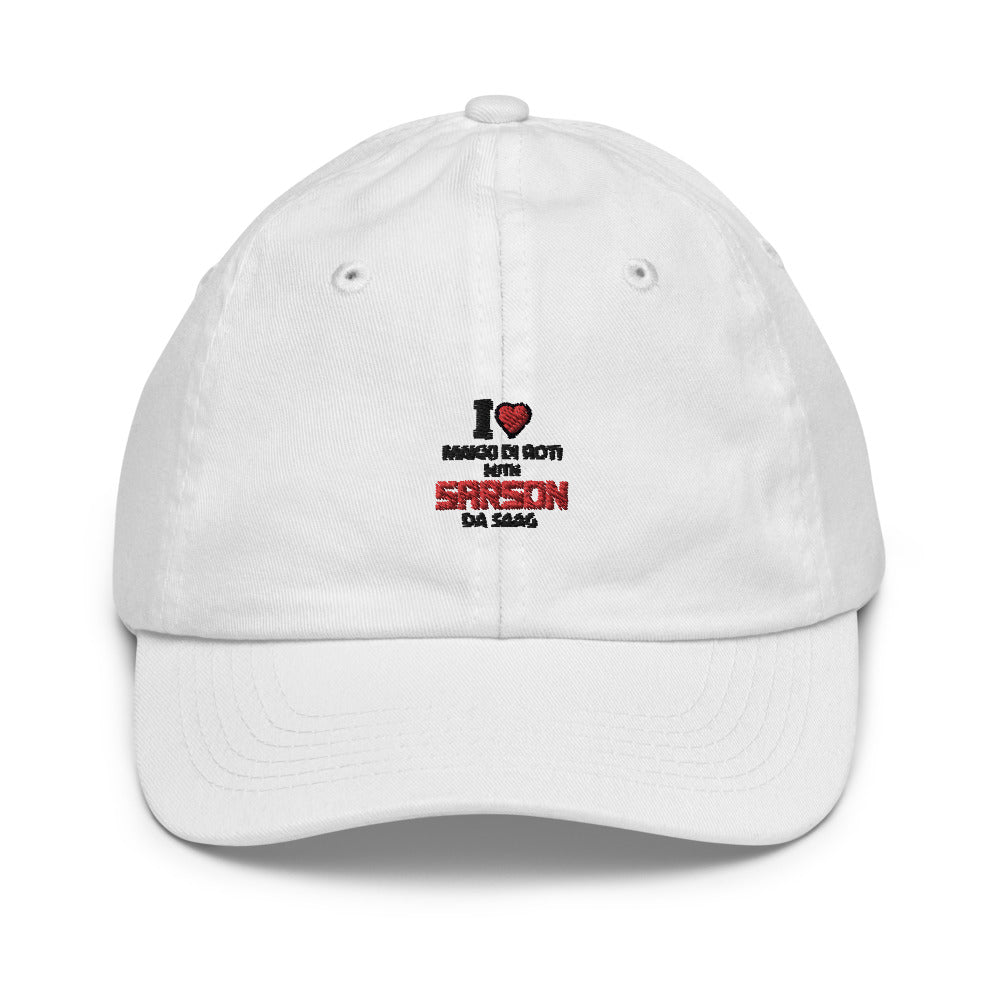 I LOVE MAKKI DI ROTI - Youth baseball cap