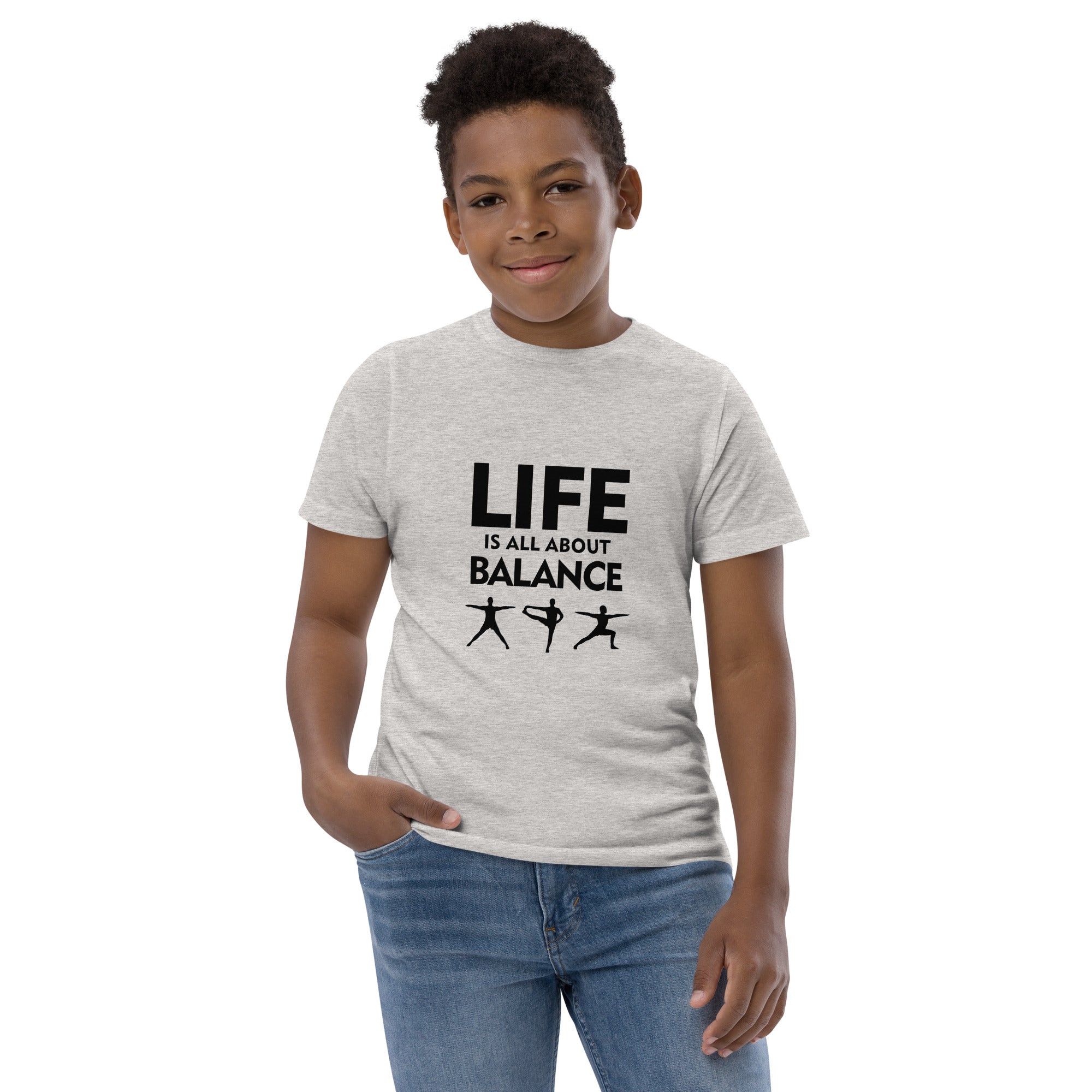 LIFE IS ALL ABOUT BALANCE - Youth jersey t-shirt