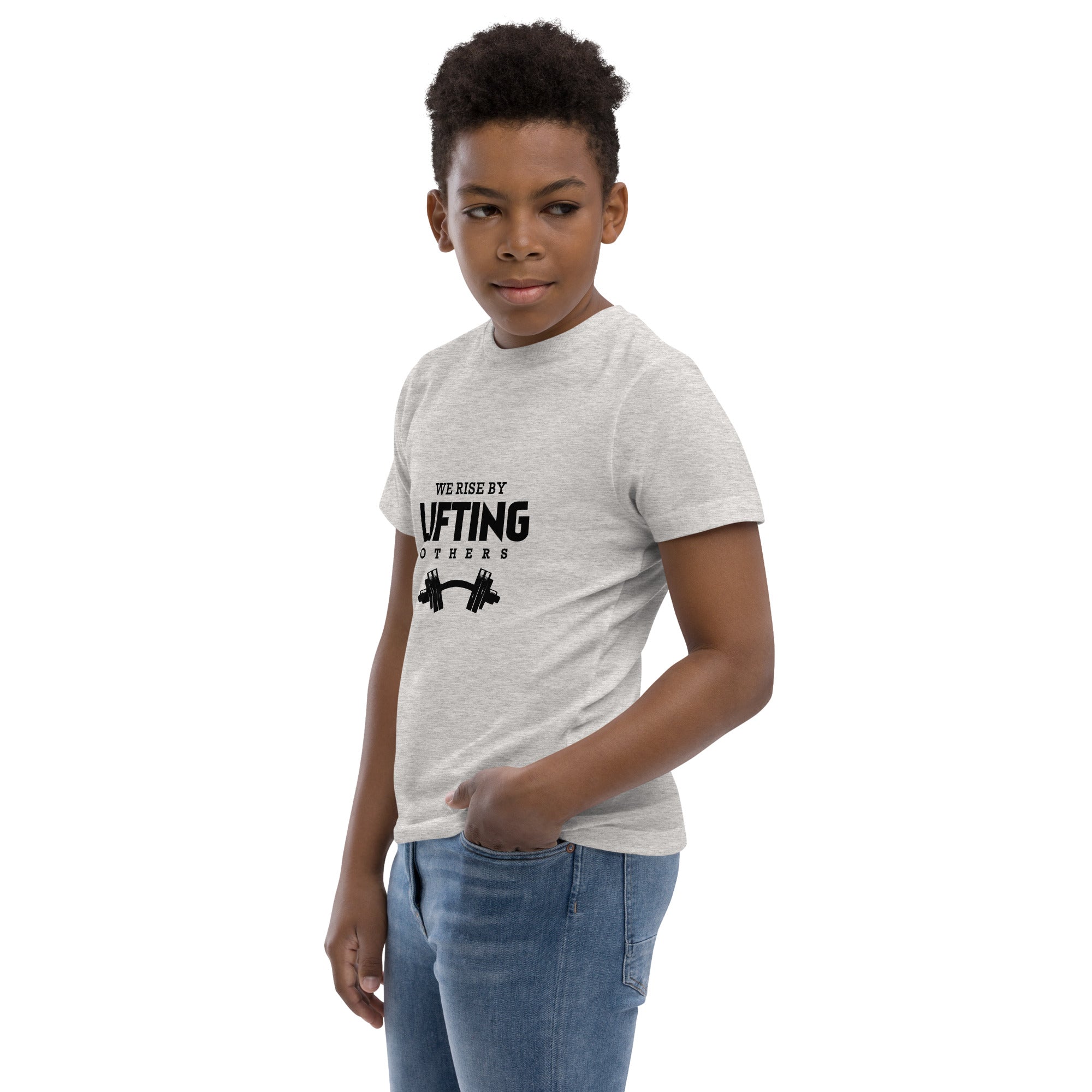 WE RISE BY LIFTING OTHERS - Youth jersey t-shirt