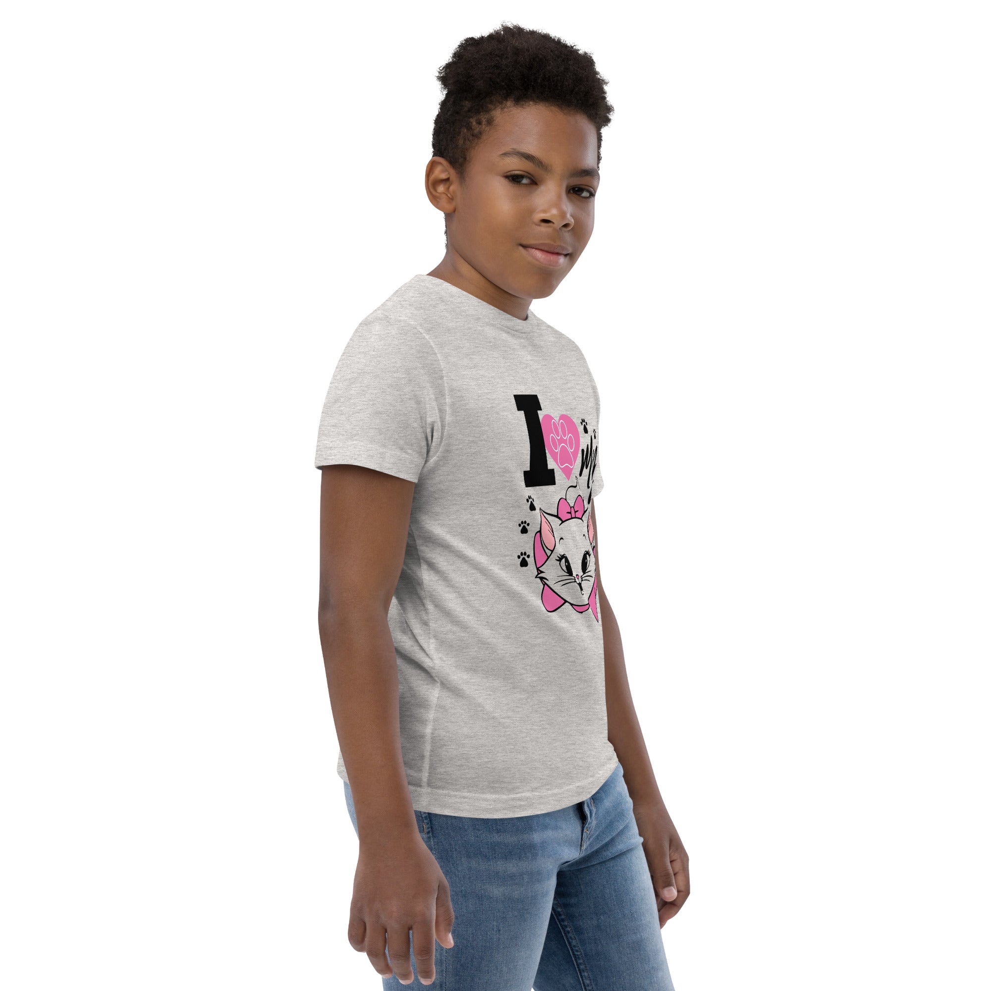 I LOVE MY CAT - Youth jersey t-shirt