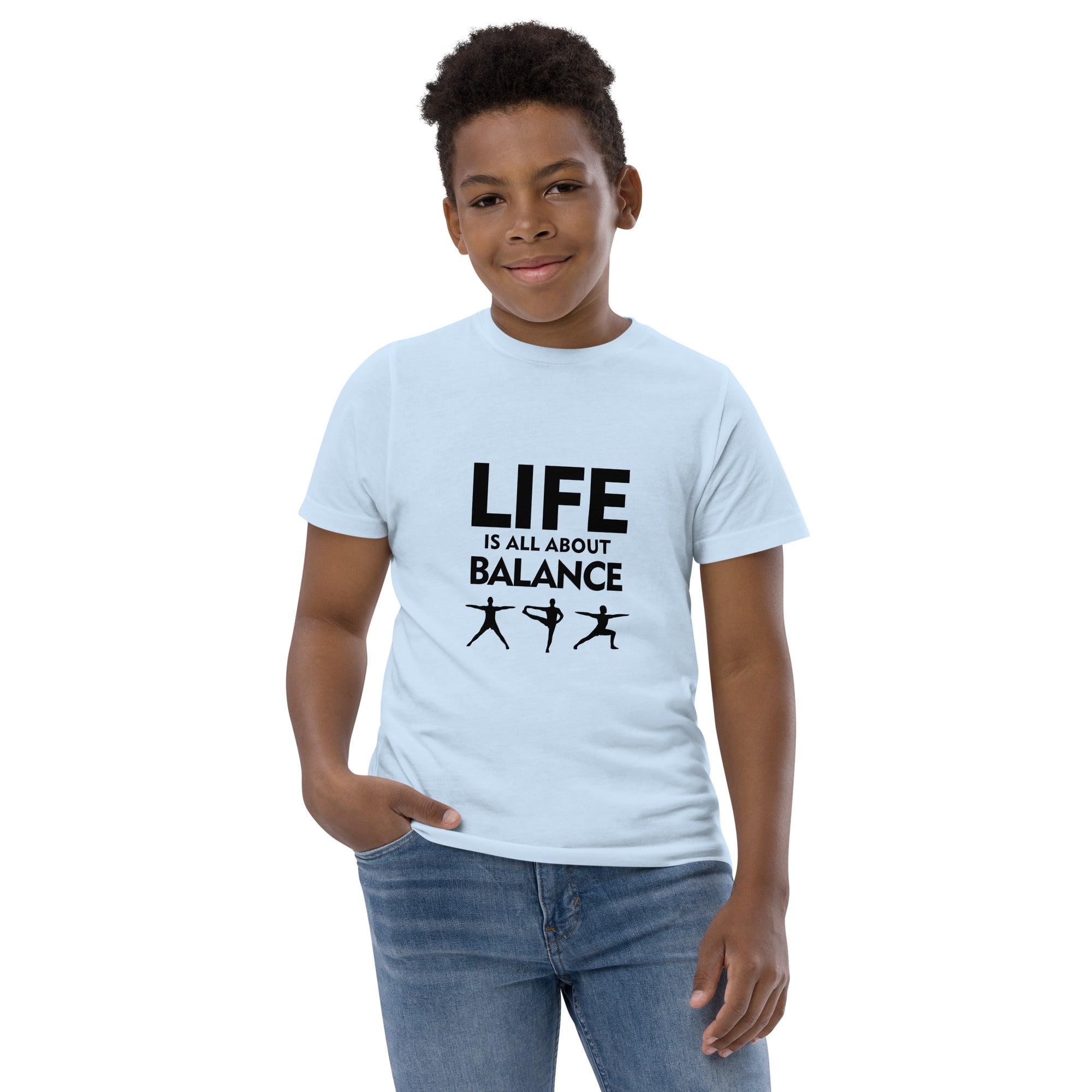 LIFE IS ALL ABOUT BALANCE - Youth jersey t-shirt