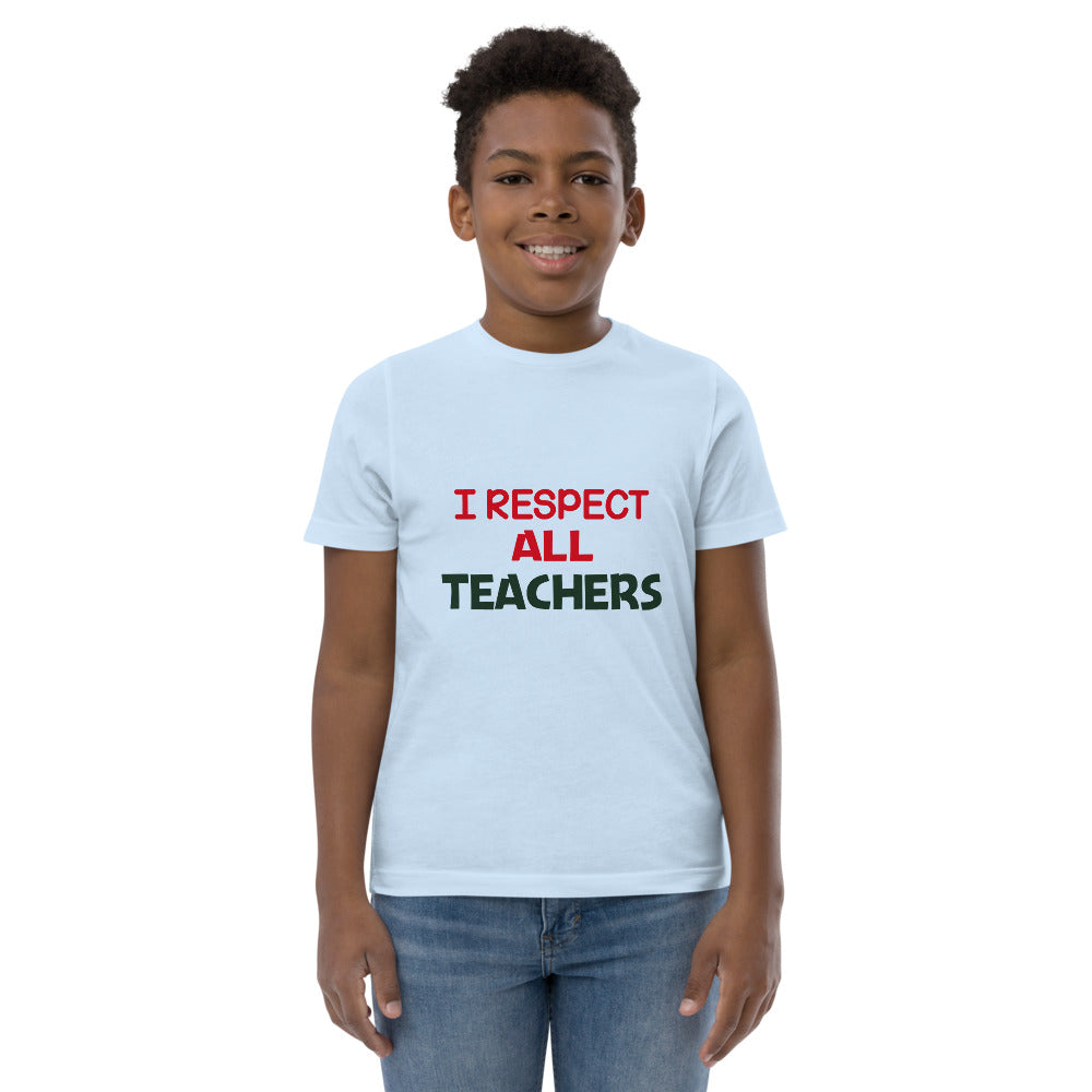 I RESPECT ALL TEACHERS - Youth jersey t-shirt