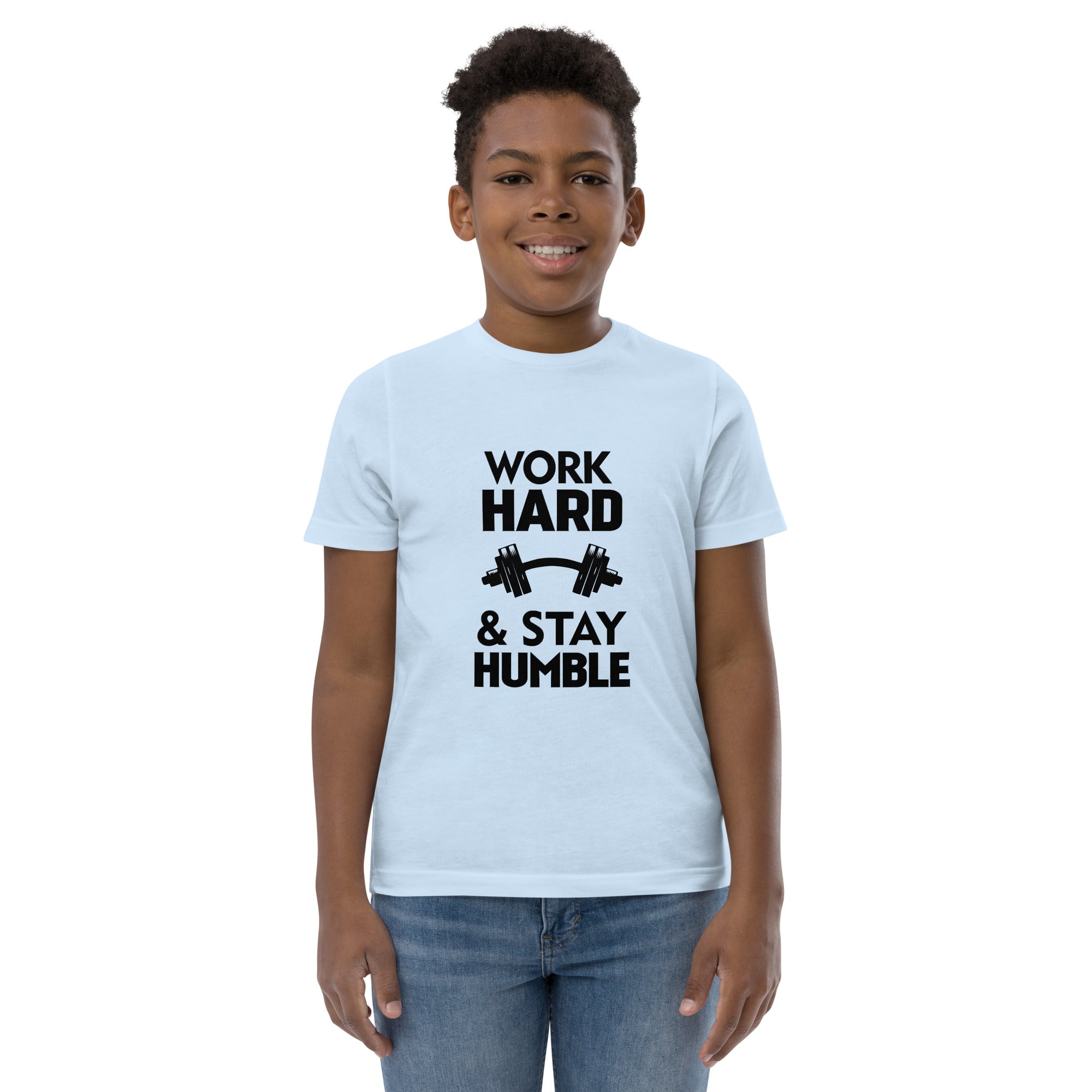 WORK HARD & STAY HUMBLE - Youth jersey t-shirt