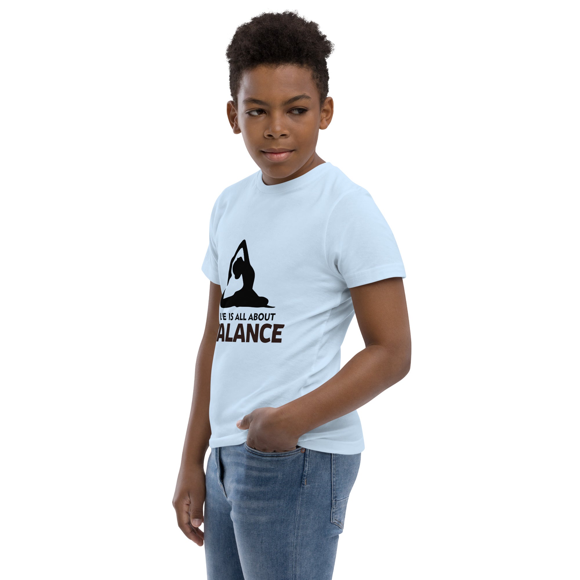 LIFE IS ALL ABOUT BALANCE - Youth jersey t-shirt