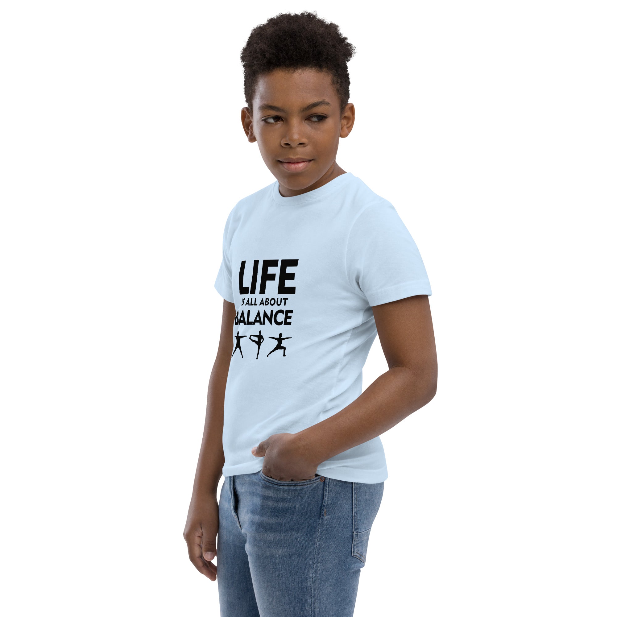 LIFE IS ALL ABOUT BALANCE - Youth jersey t-shirt