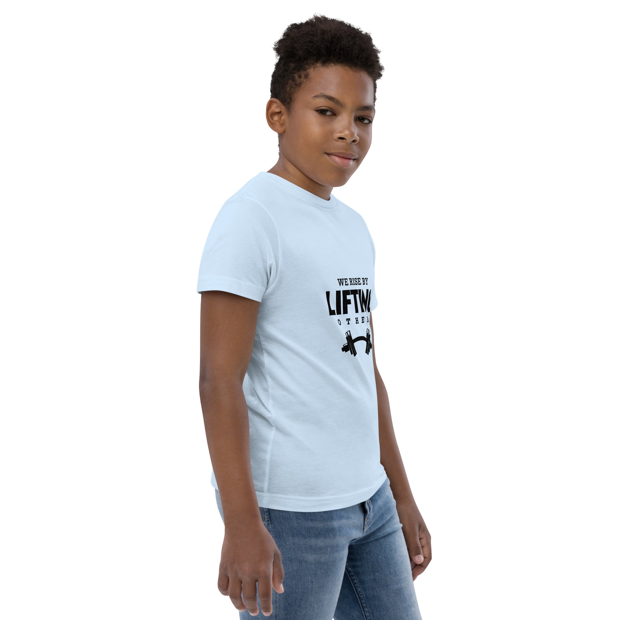 WE RISE BY LIFTING OTHERS - Youth jersey t-shirt