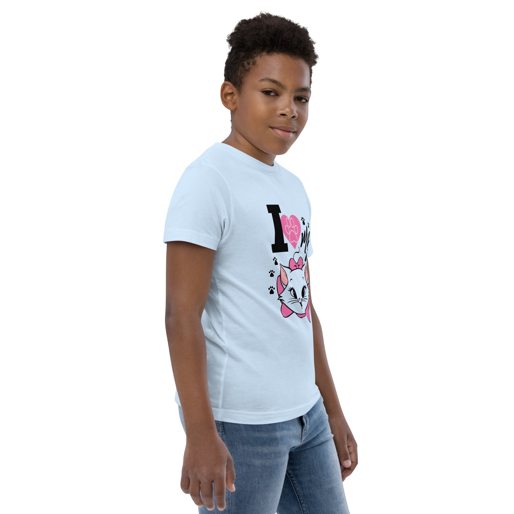 I LOVE MY CAT - Youth jersey t-shirt