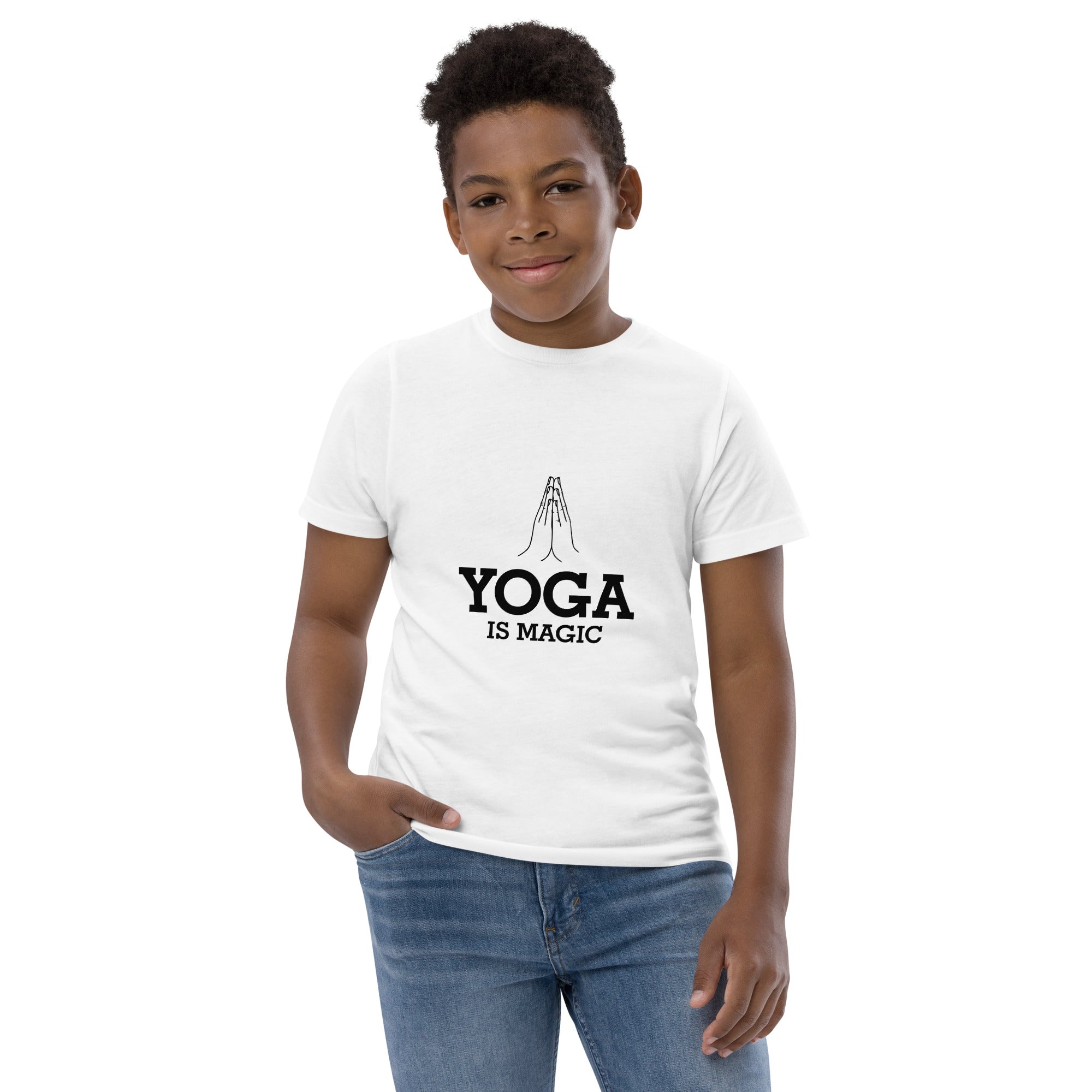 YOGA IS MAGIC - Youth jersey t-shirt