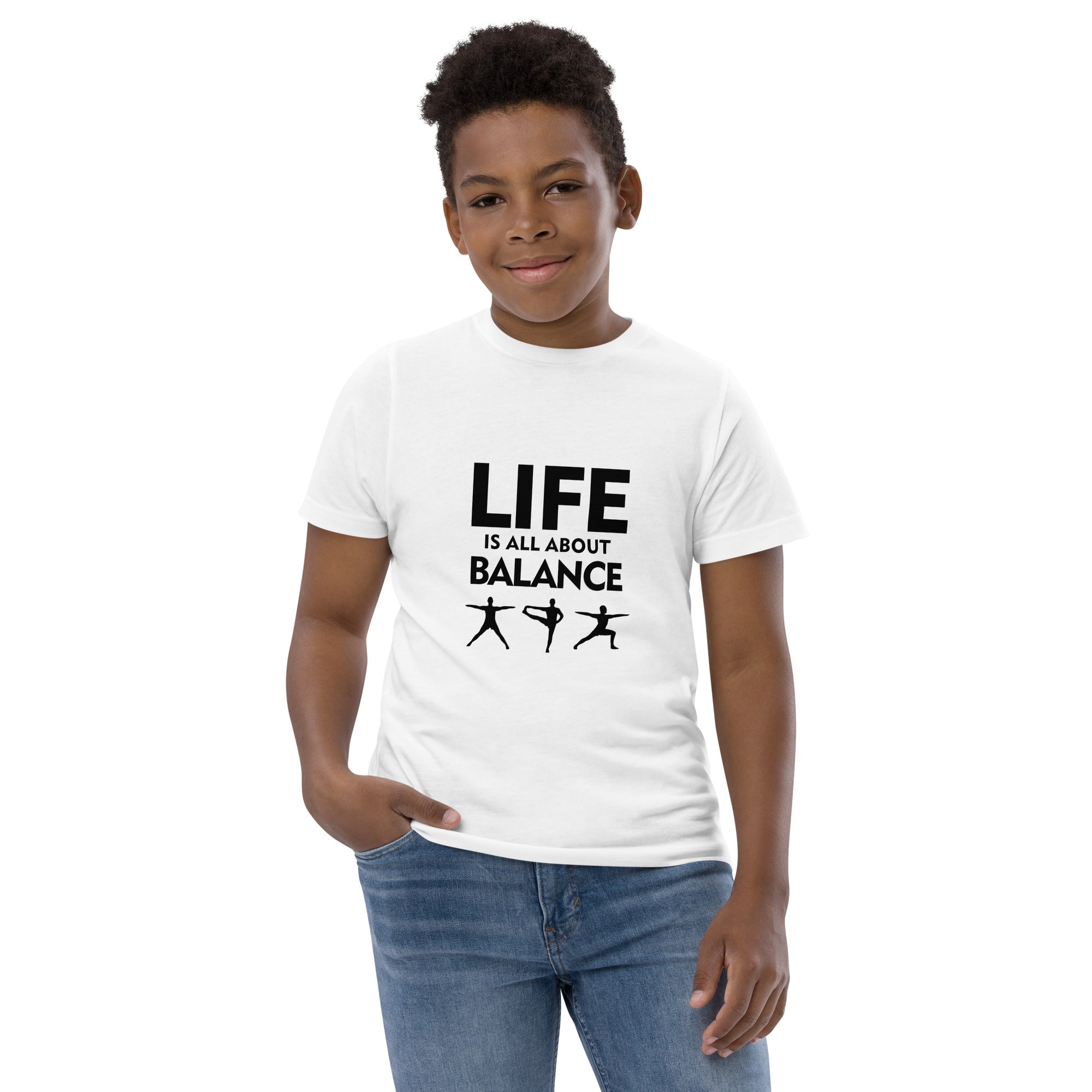 LIFE IS ALL ABOUT BALANCE - Youth jersey t-shirt