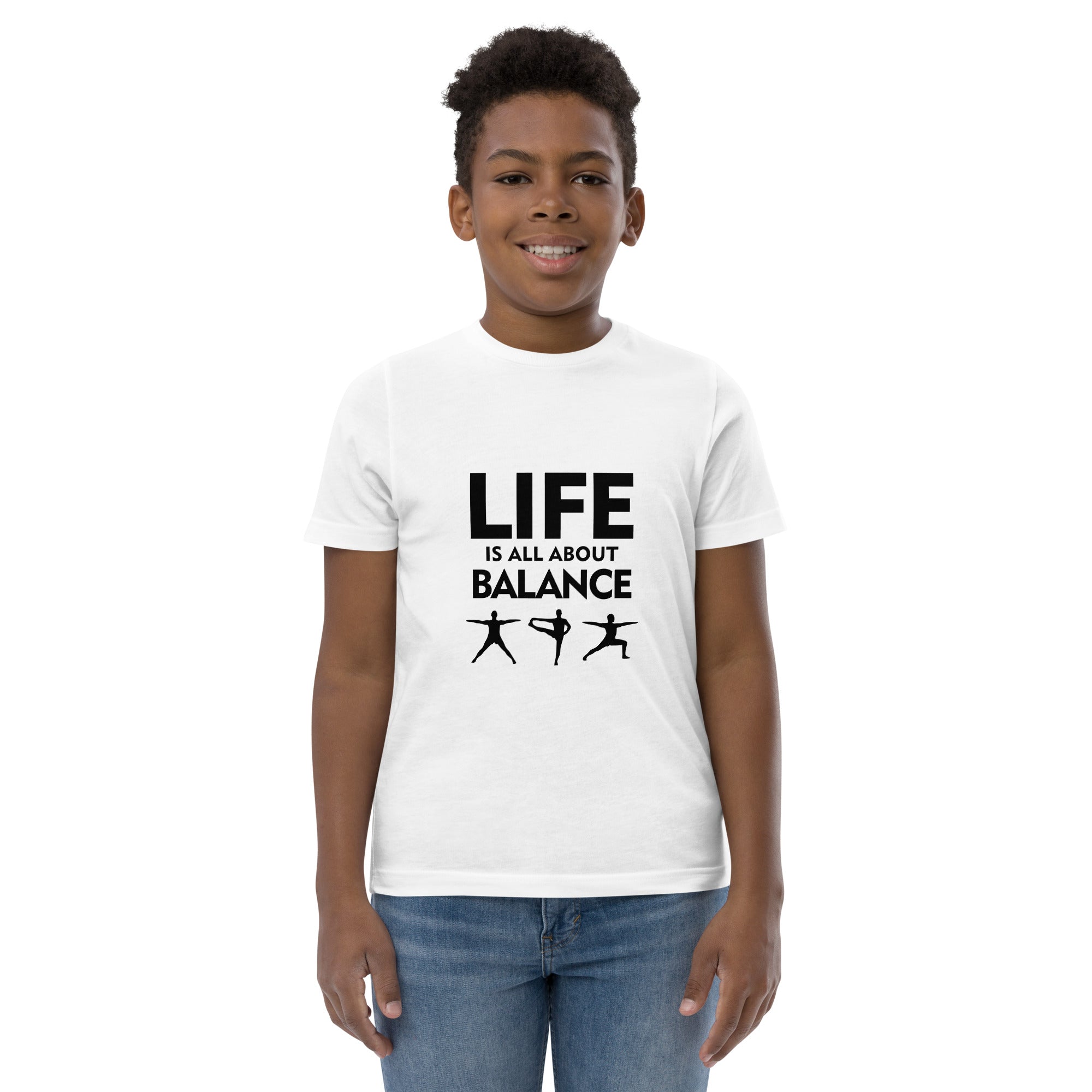 LIFE IS ALL ABOUT BALANCE - Youth jersey t-shirt