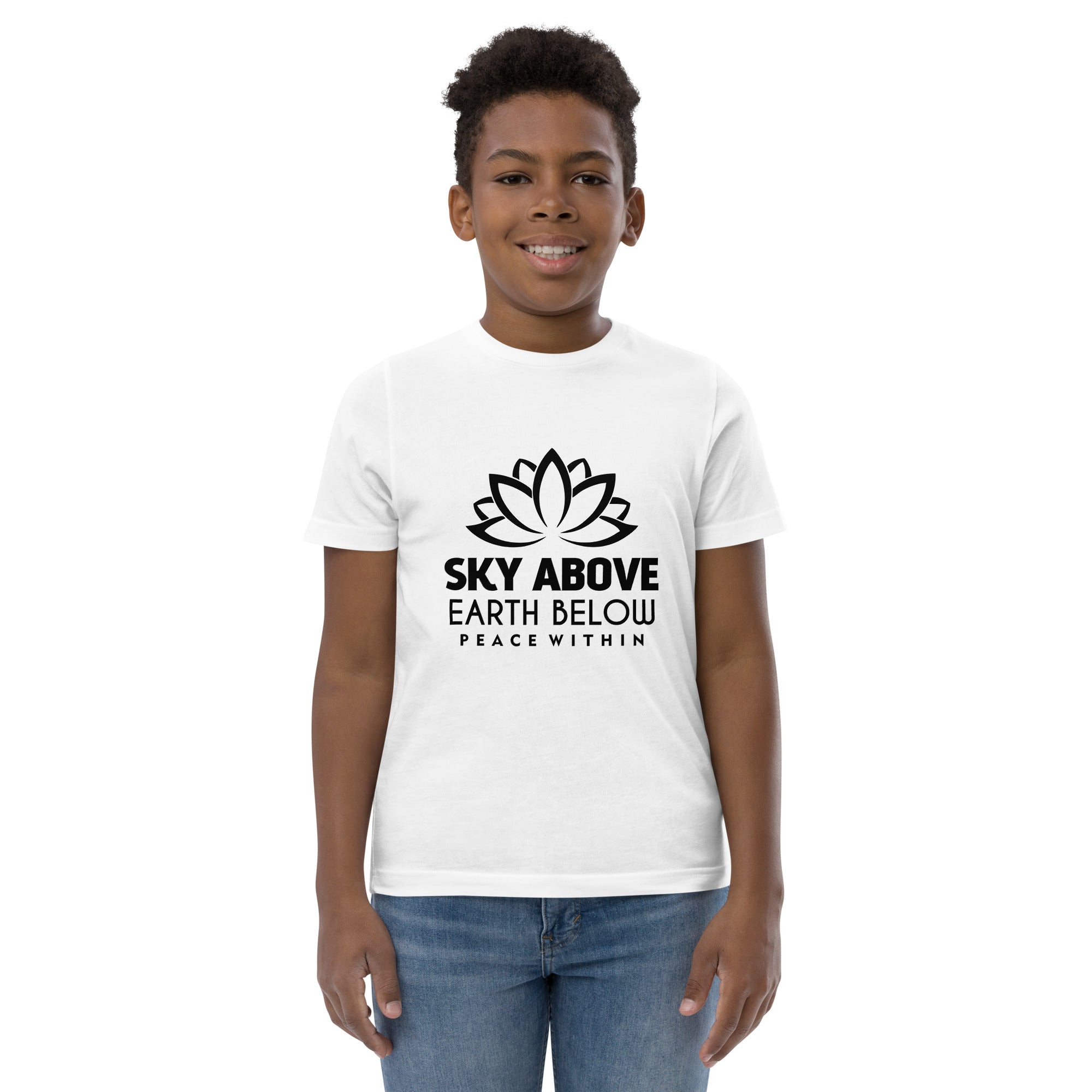 SKY ABOVE EARTH BELOW - Youth jersey t-shirt