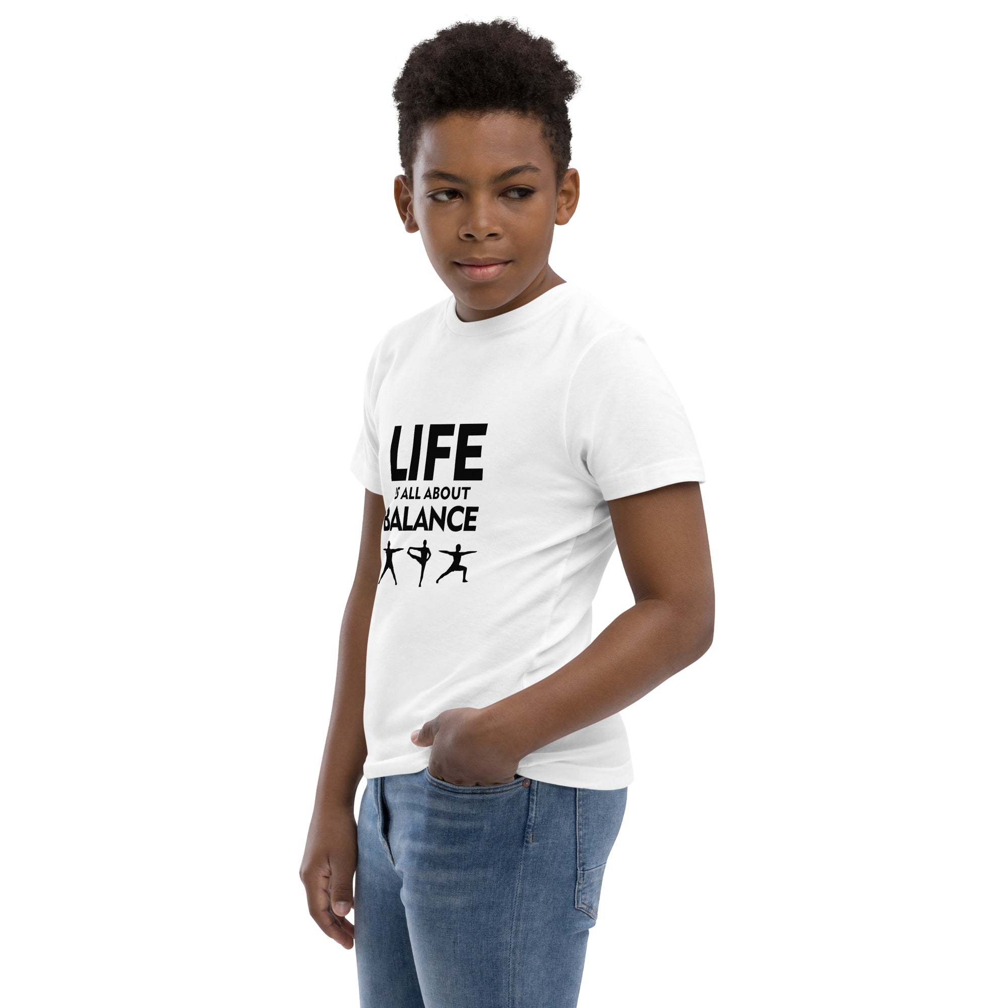 LIFE IS ALL ABOUT BALANCE - Youth jersey t-shirt