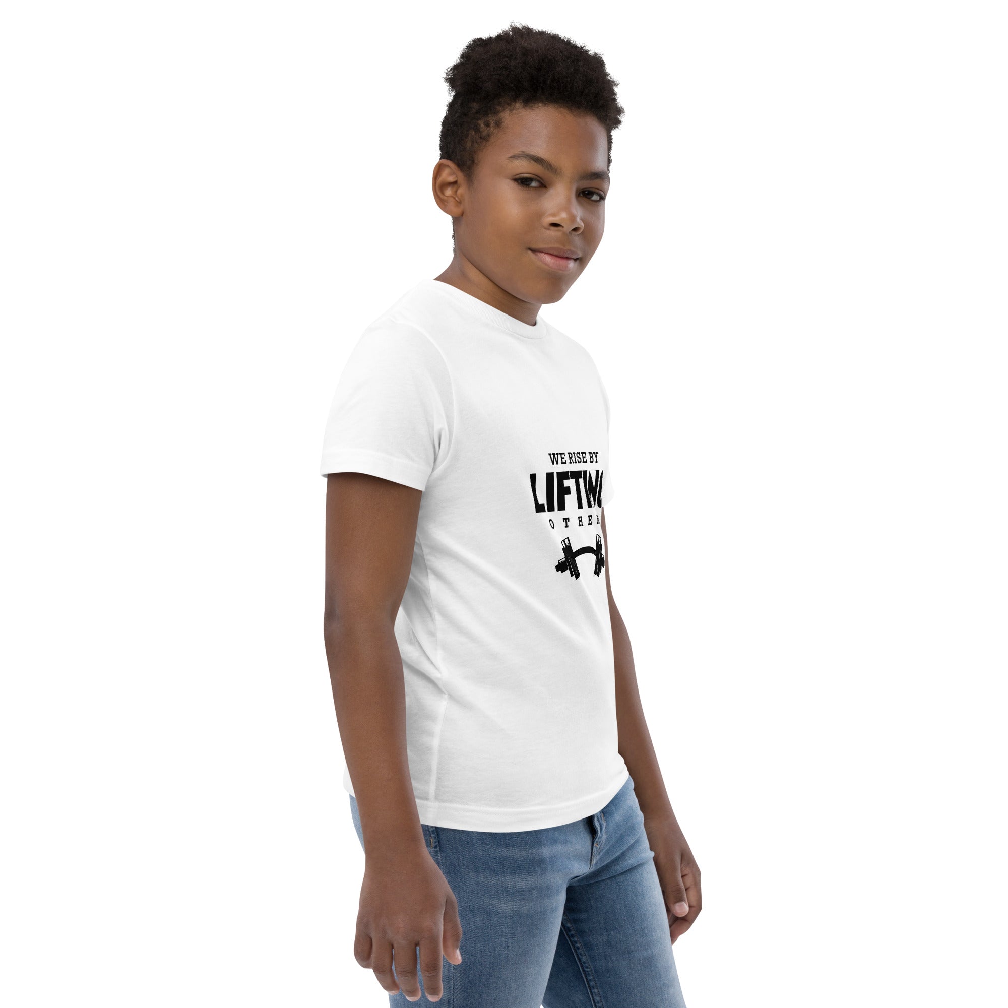 WE RISE BY LIFTING OTHERS - Youth jersey t-shirt