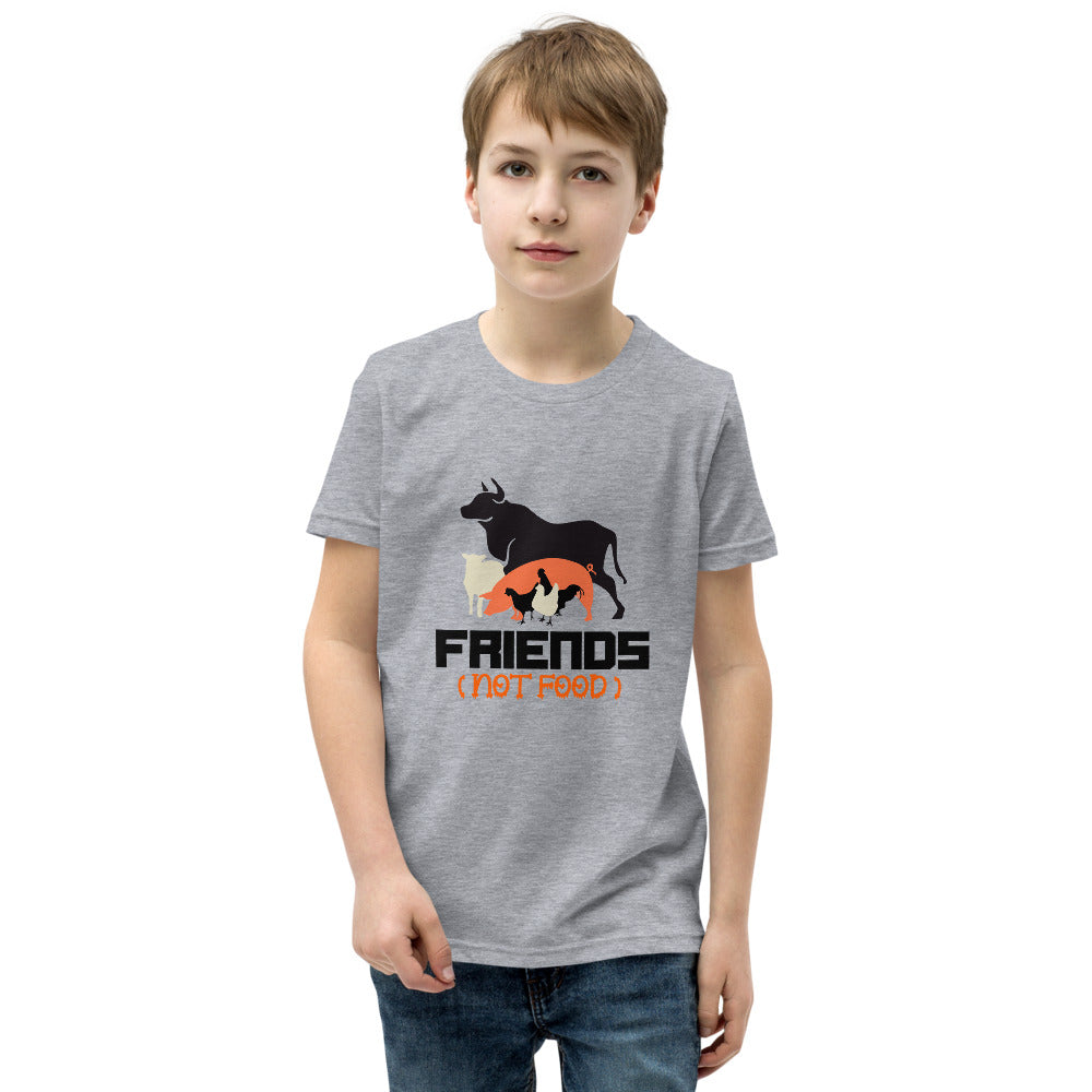 FRIENDS NOT FOOD - Youth Short Sleeve T-Shirt