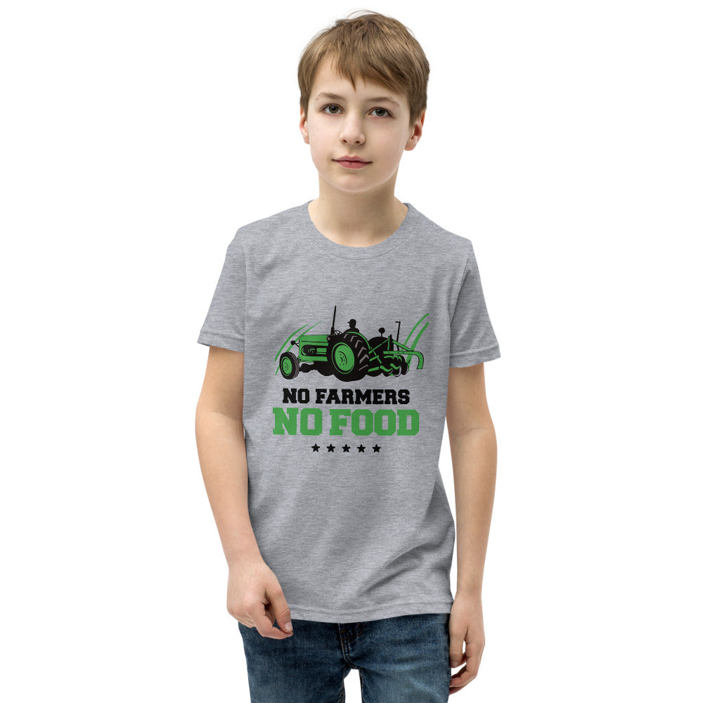 NO FARMERS NO FOOD - Youth Short Sleeve T-Shirt