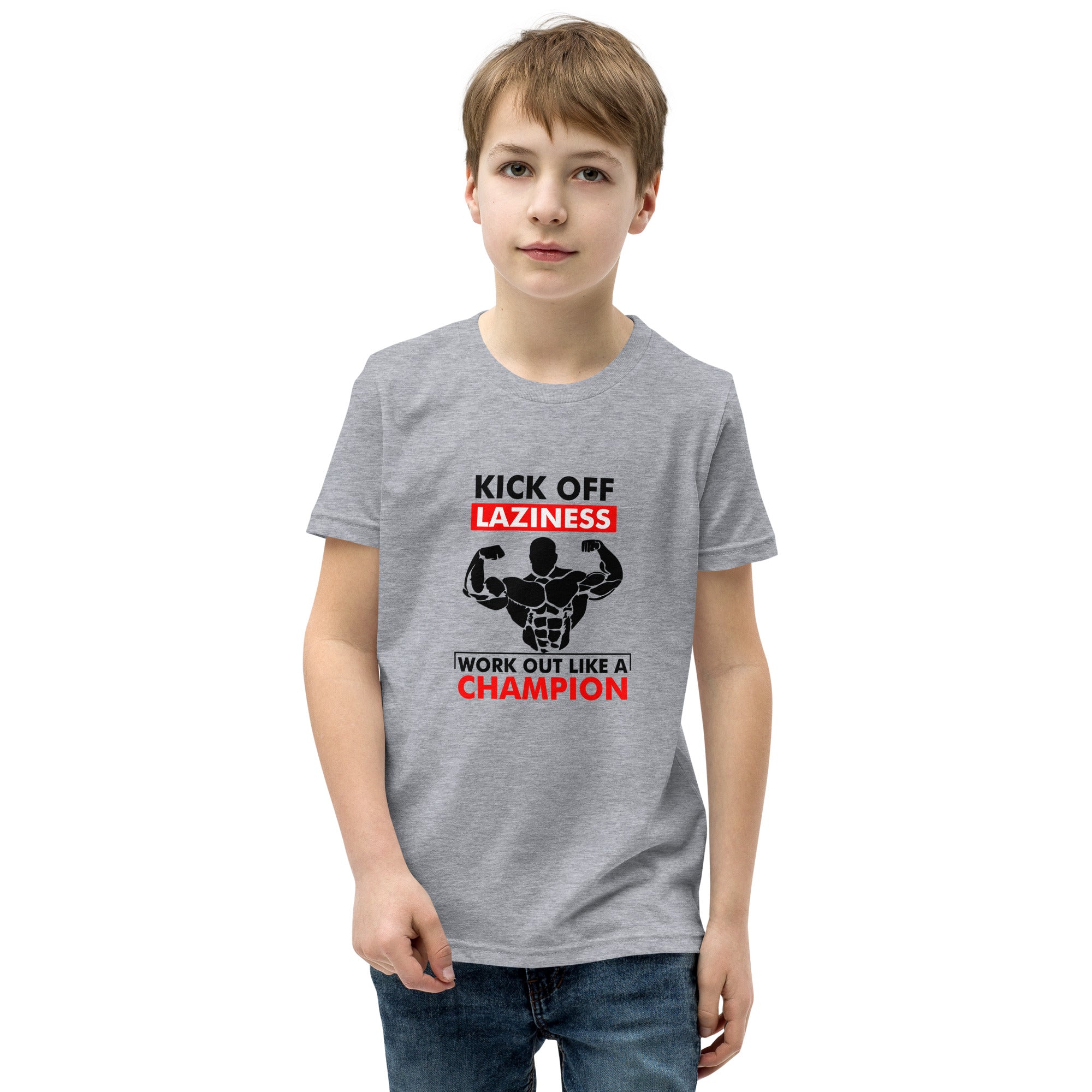 KICK OFF LAZINESS - Youth Short Sleeve T-Shirt