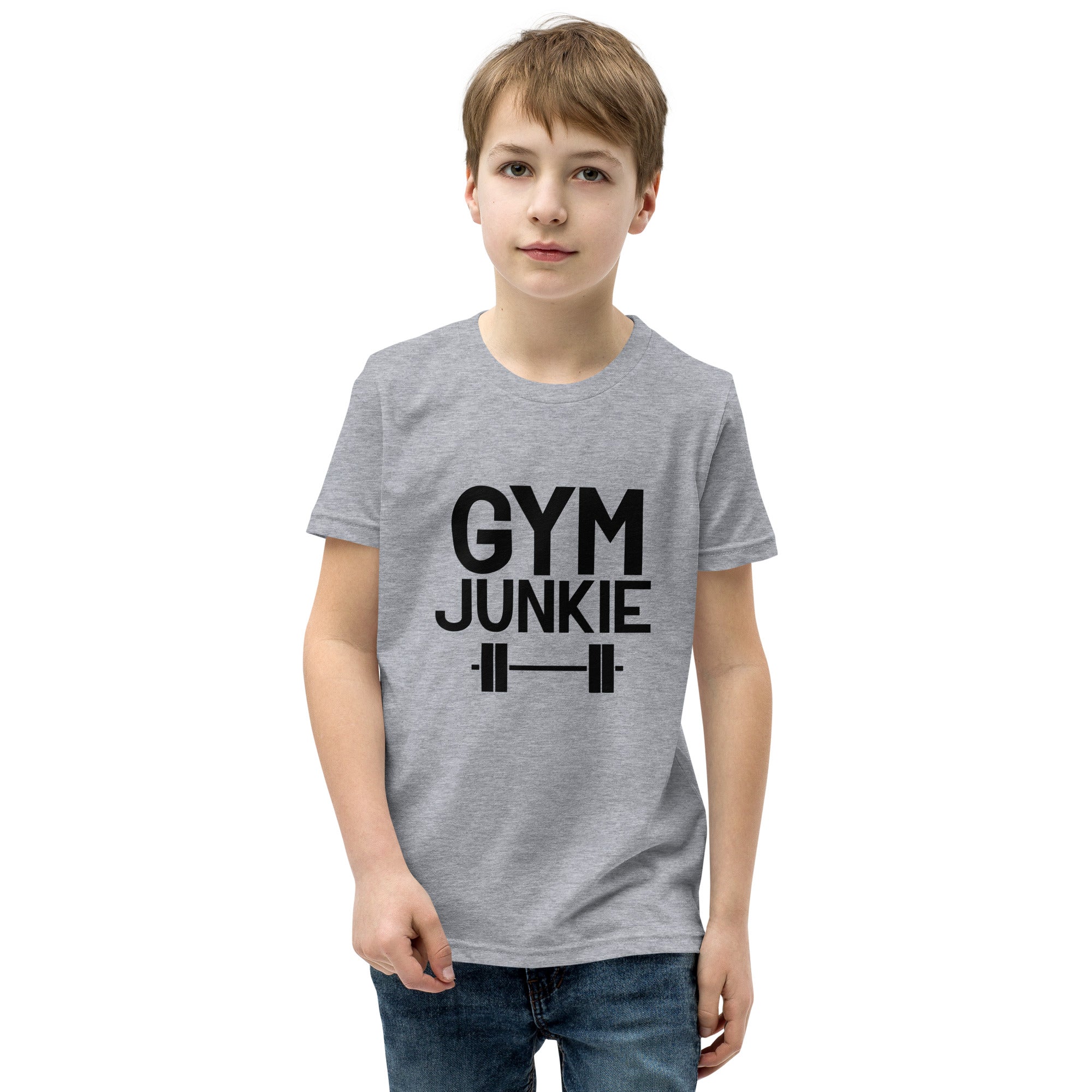 GYM JUNKIE - Youth Short Sleeve T-Shirt