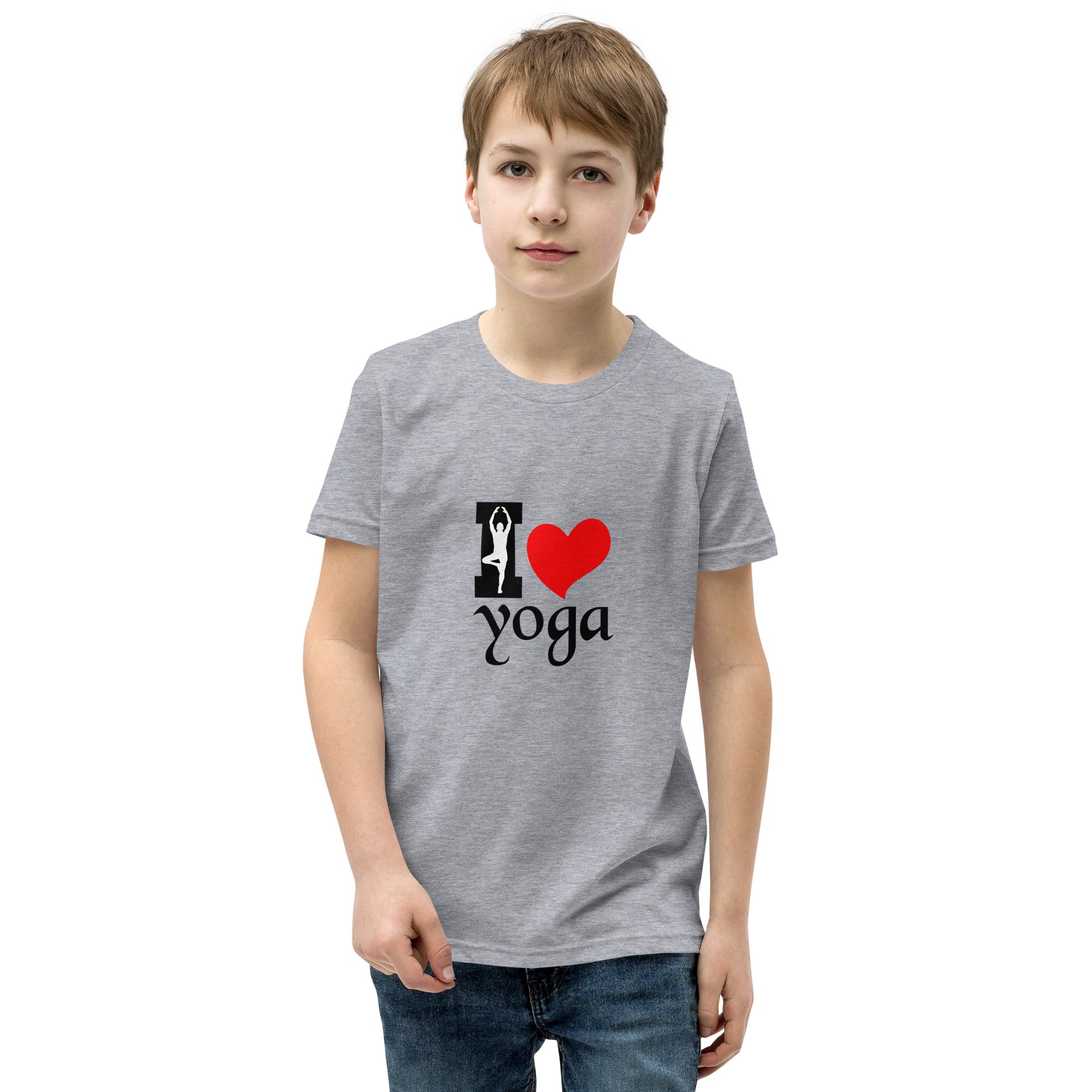 I LOVE YOGA - Youth Short Sleeve T-Shirt