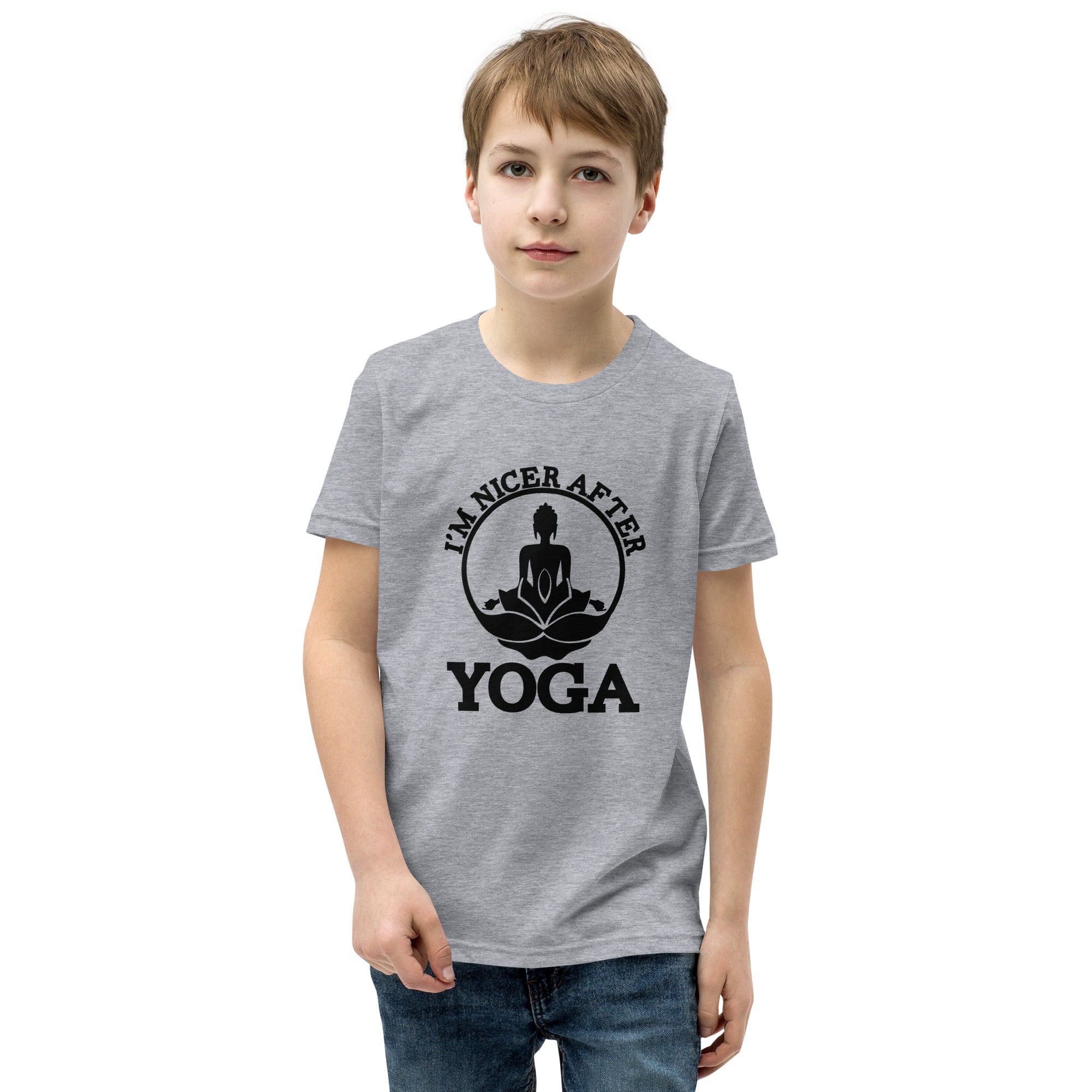 I'M NICER AFTER YOGA - Youth Short Sleeve T-Shirt