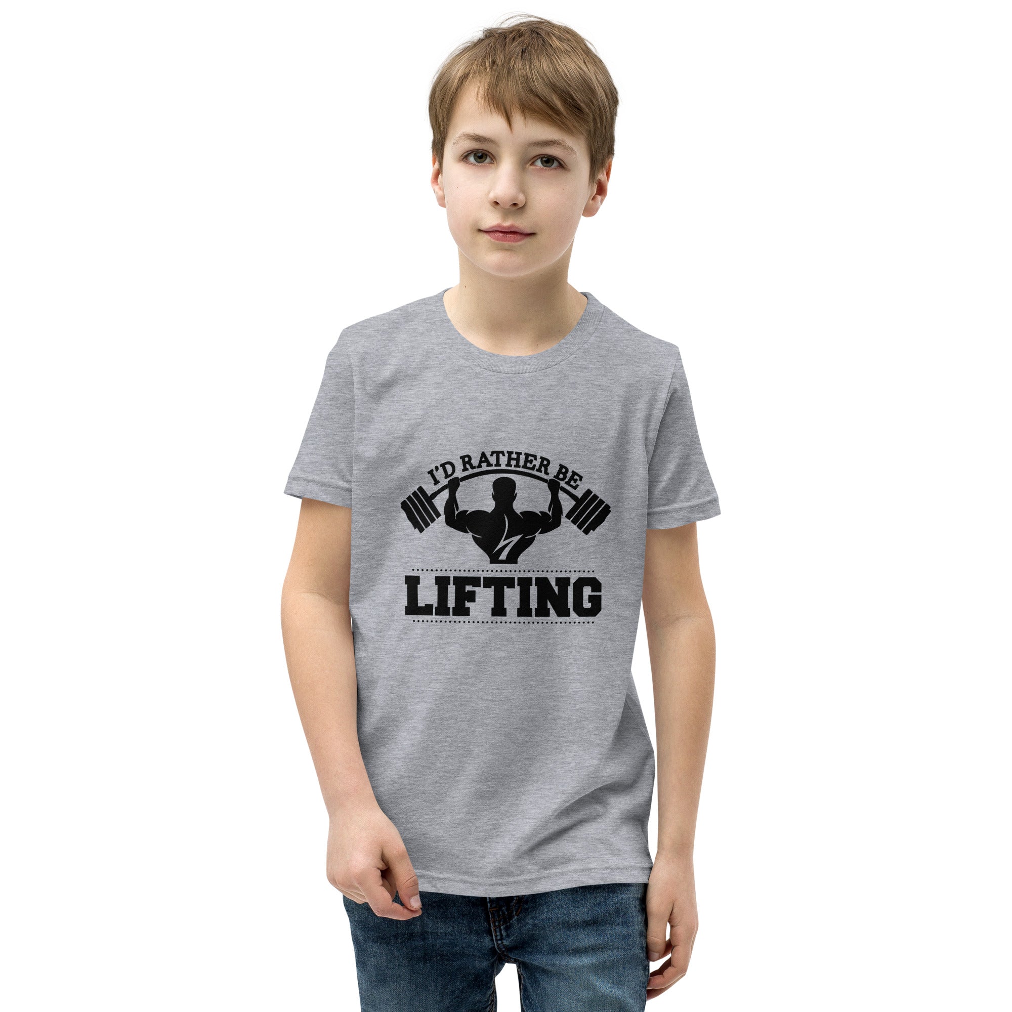 I'D RATHER BE LIFTING - Youth Short Sleeve T-Shirt