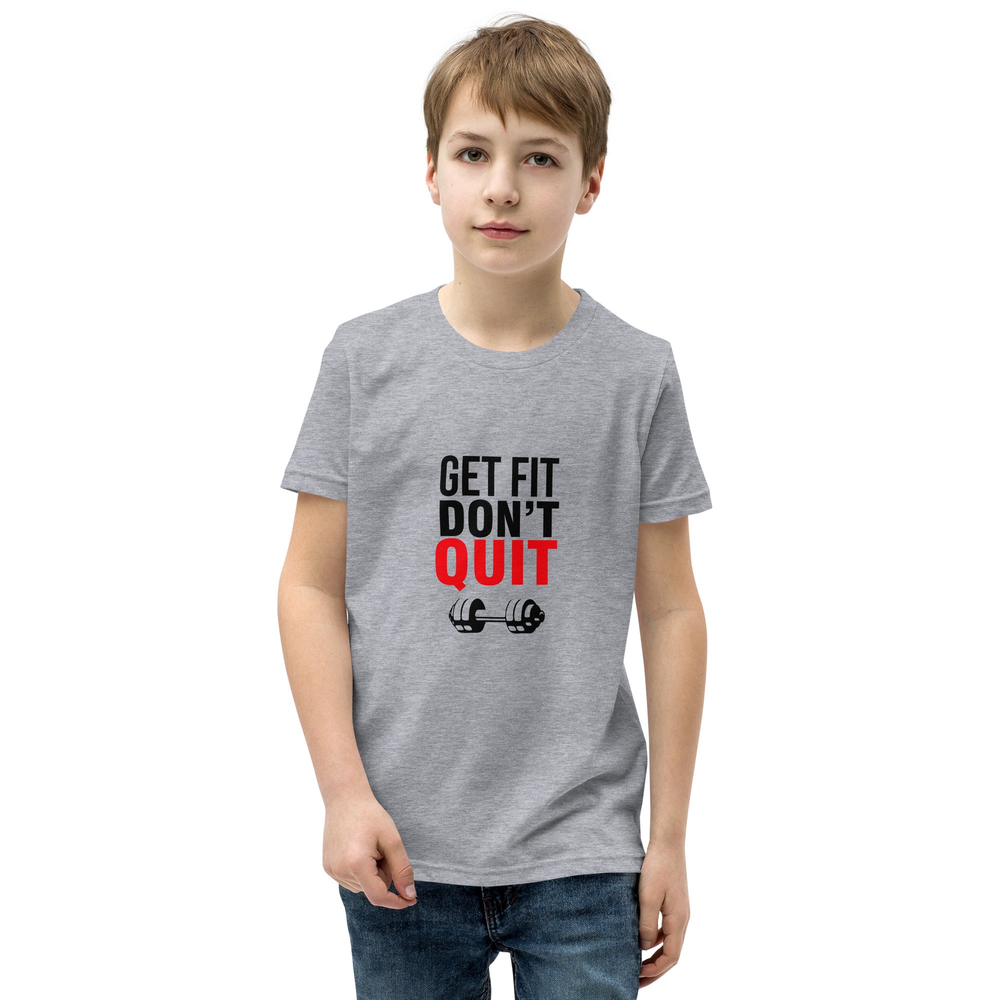 GET FIT DON'T QUIT - Youth Short Sleeve T-Shirt