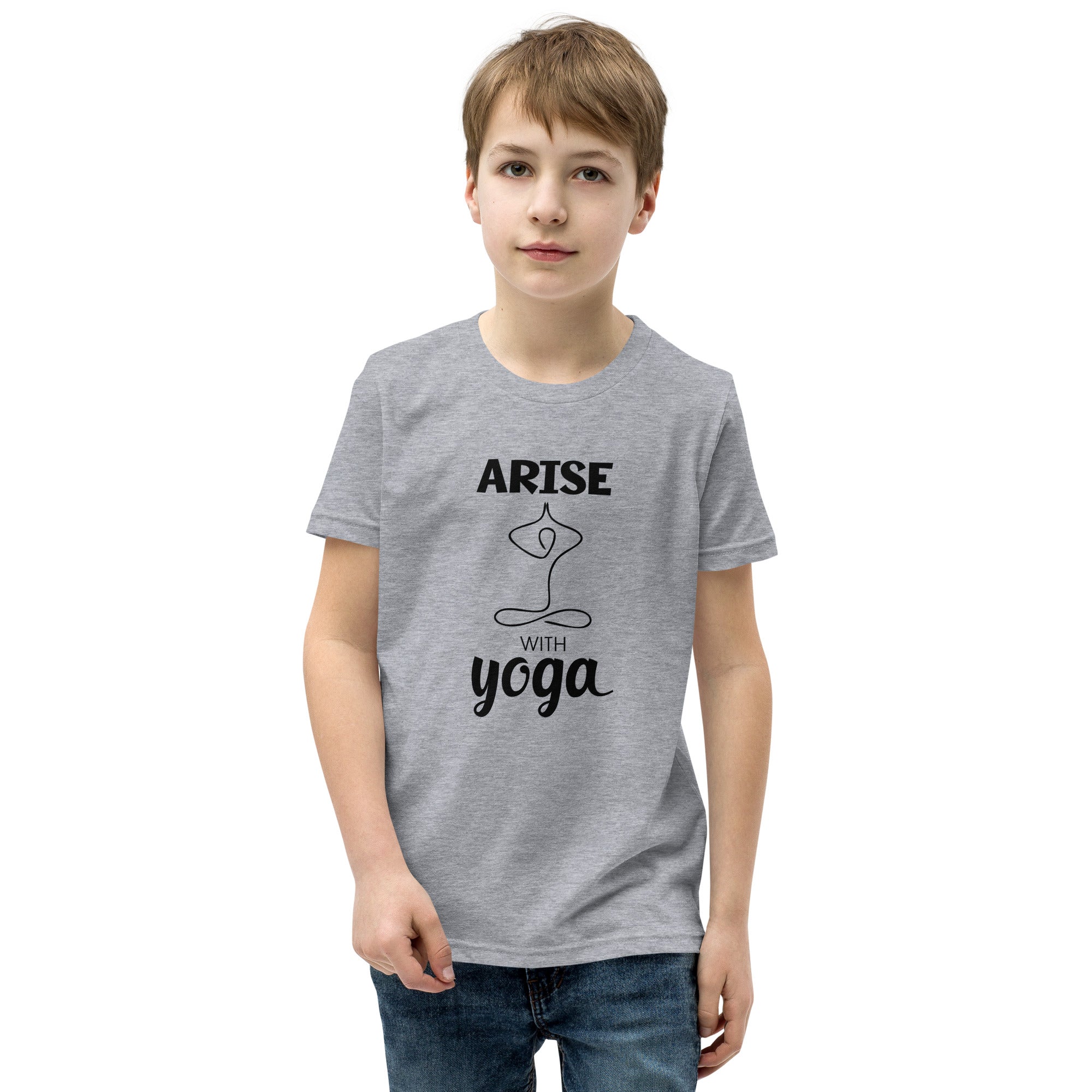 ARISE WITH YOGA - Youth Short Sleeve T-Shirt