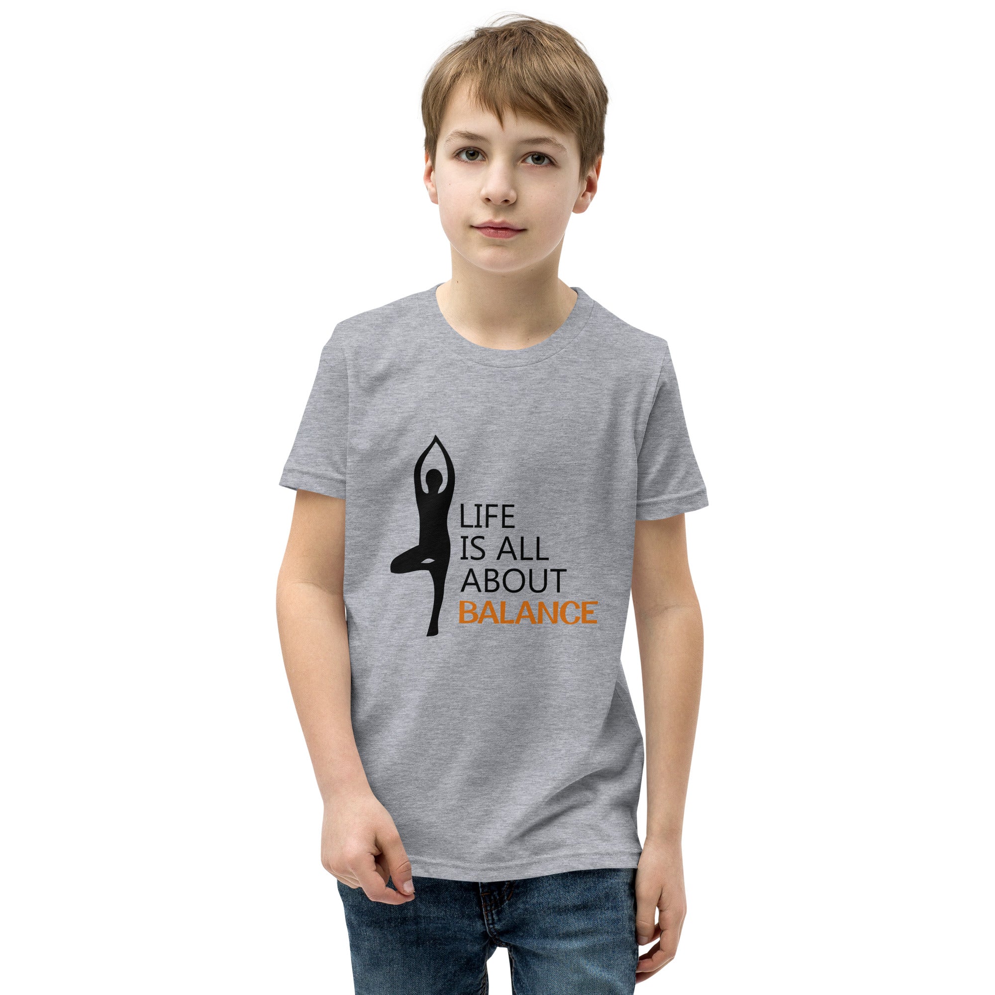 LIFE IS ALL ABOUT BALANCE - Youth Short Sleeve T-Shirt