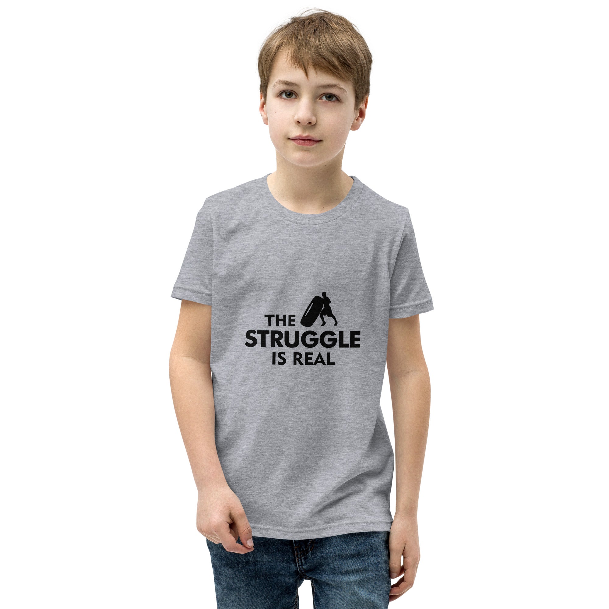 THE STRUGGLE IS REAL - Youth Short Sleeve T-Shirt