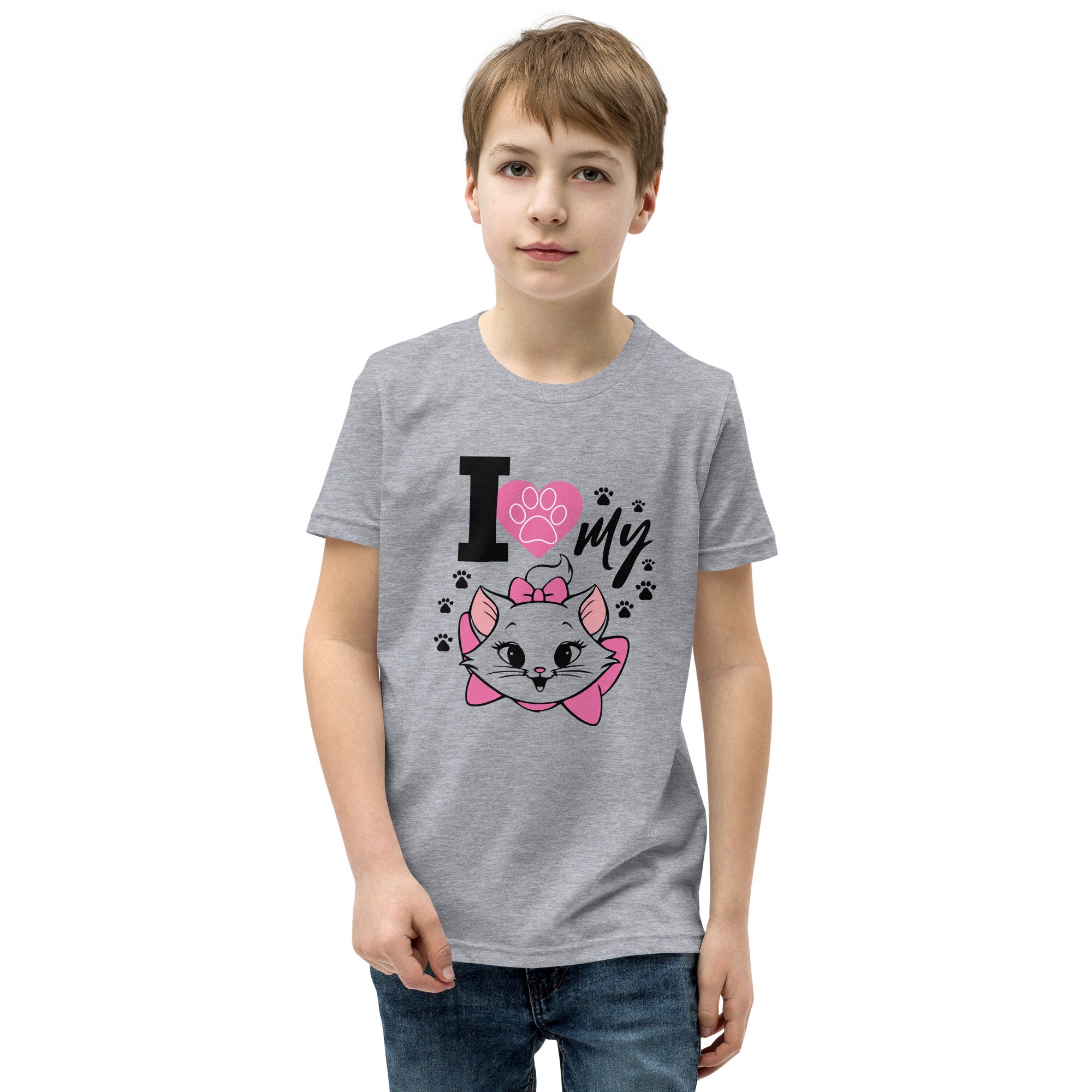 I LOVE MY CAT - Youth Short Sleeve T-Shirt