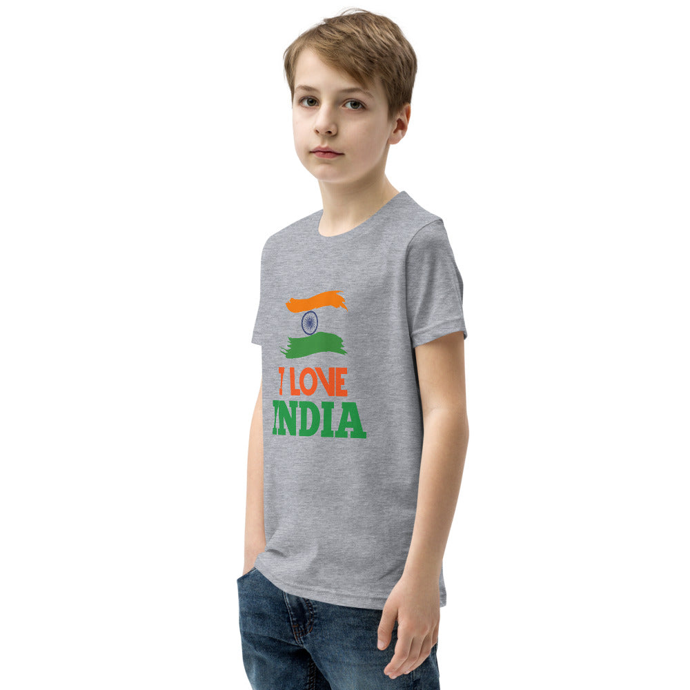 I LOVE INDIA - Youth Short Sleeve T-Shirt