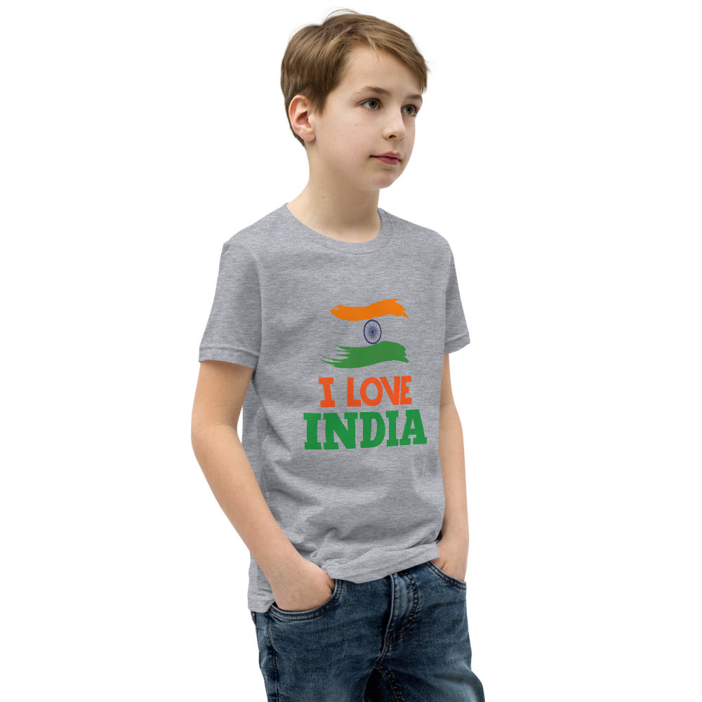 I LOVE INDIA - Youth Short Sleeve T-Shirt