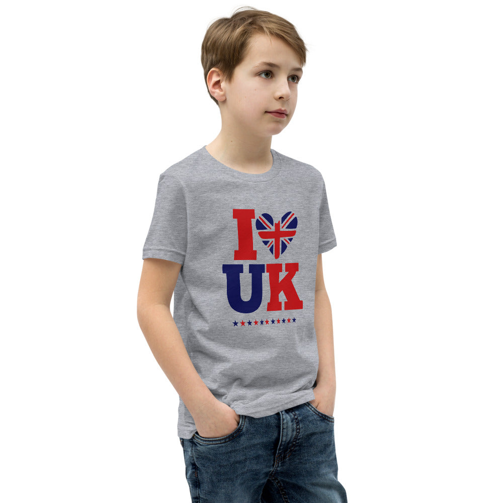 I LOVE UK - Youth Short Sleeve T-Shirt