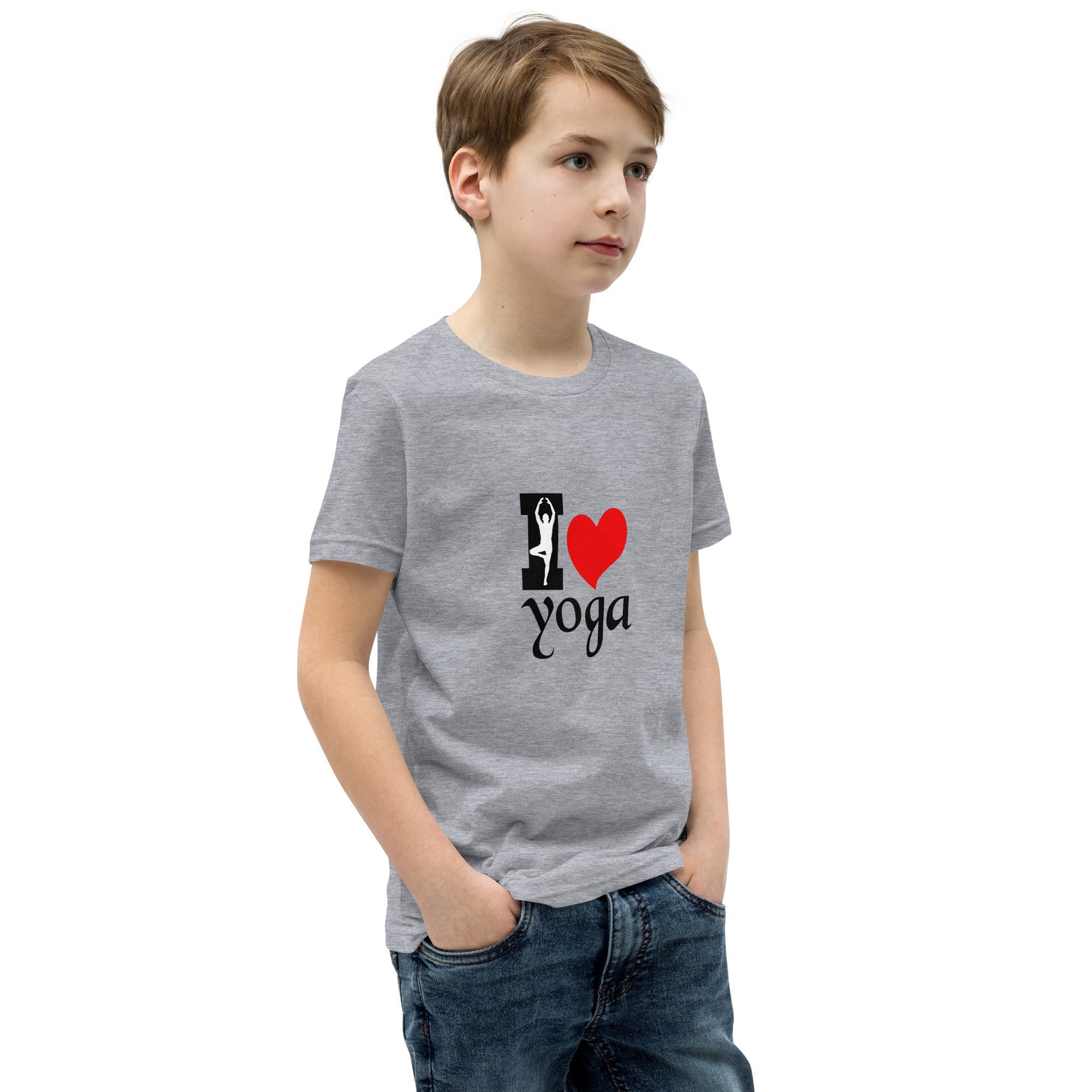 I LOVE YOGA - Youth Short Sleeve T-Shirt