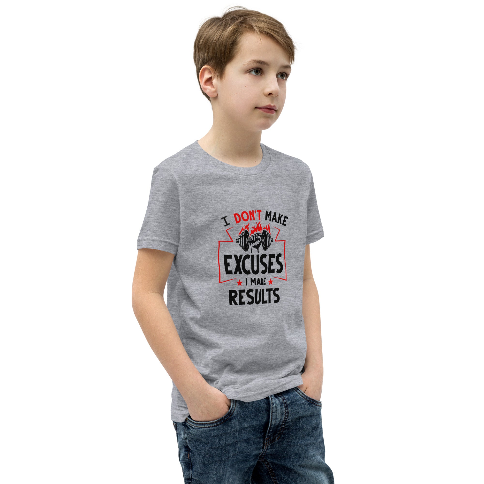 I DON'T MAKE EXCUSES - Youth Short Sleeve T-Shirt