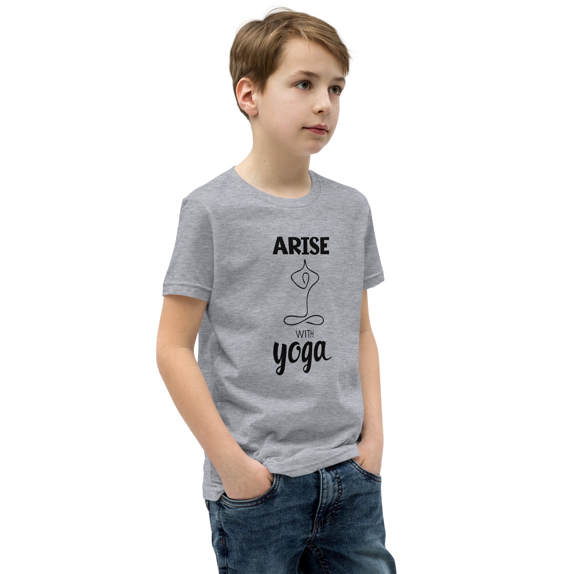 ARISE WITH YOGA - Youth Short Sleeve T-Shirt