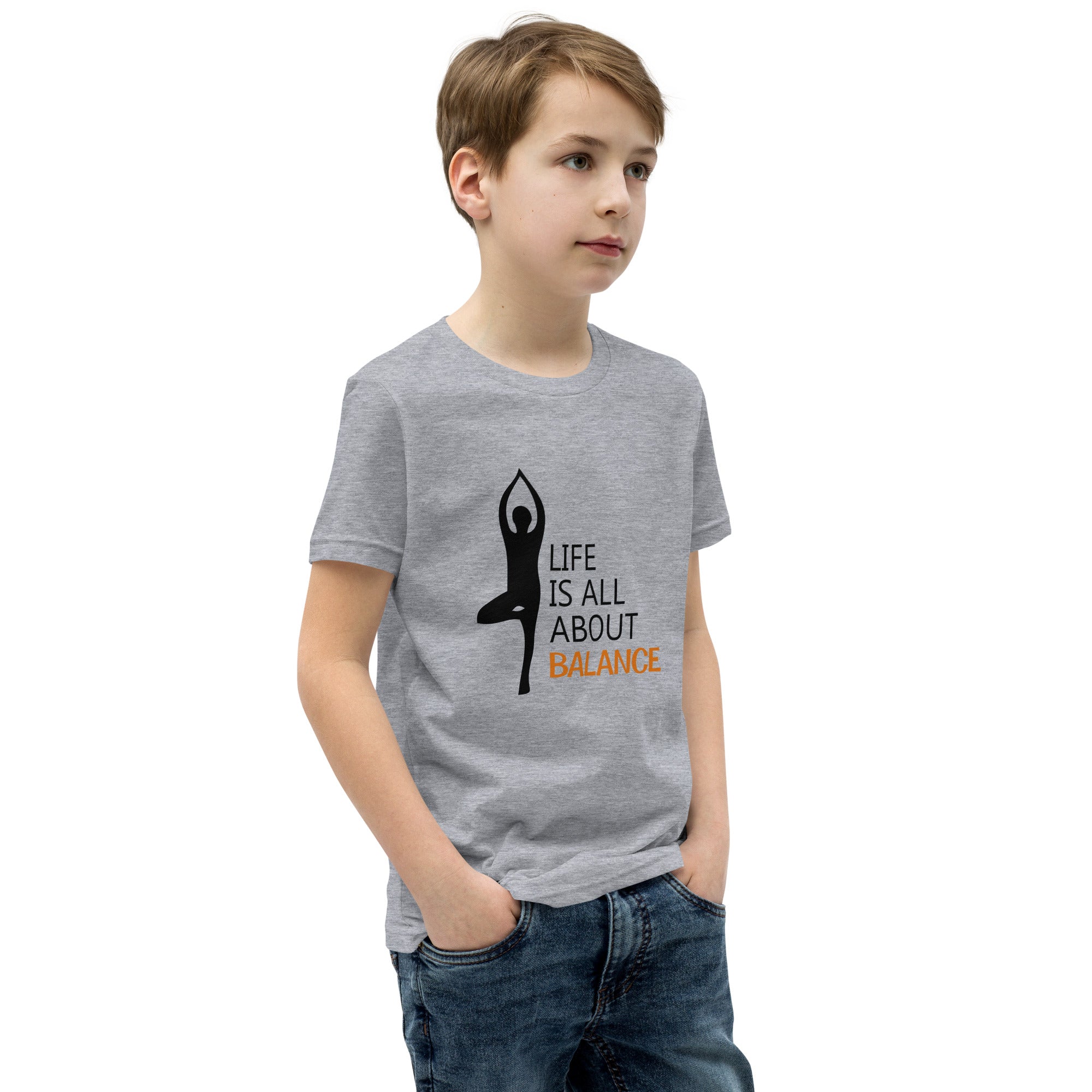 LIFE IS ALL ABOUT BALANCE - Youth Short Sleeve T-Shirt