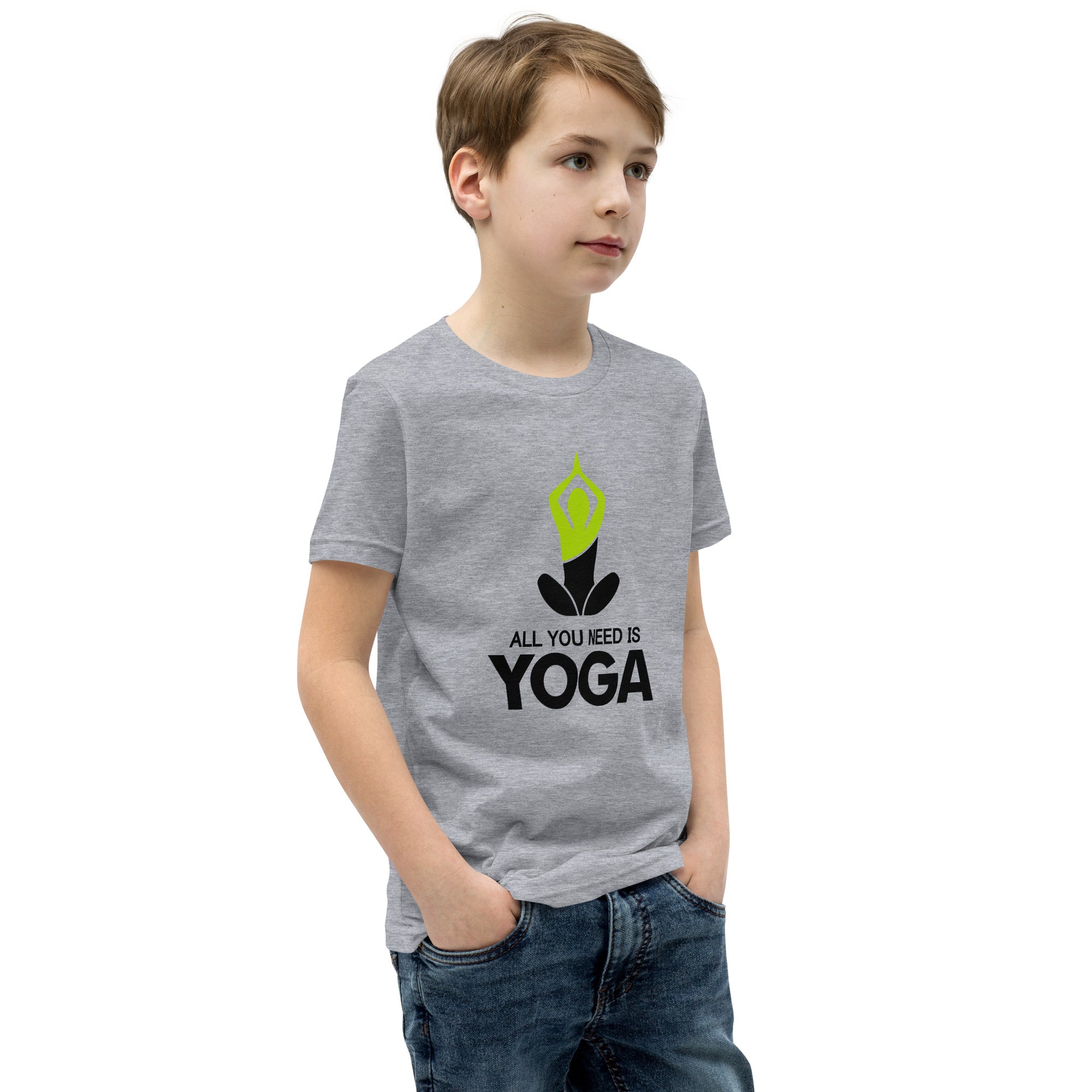 All You Need Is YOGA-Youth Short Sleeve T-Shirt