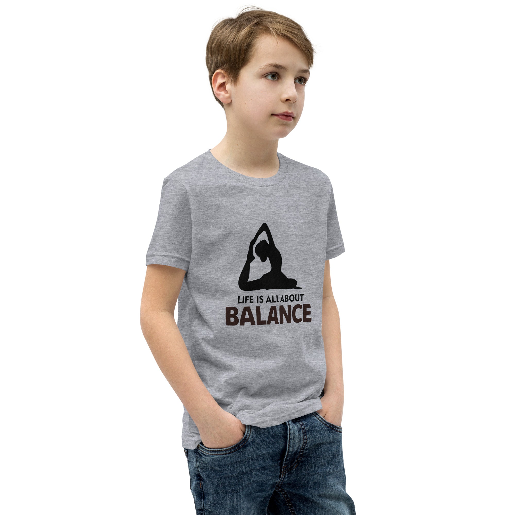 LIFE IS ALL ABOUT BALANCE - Youth Short Sleeve T-Shirt