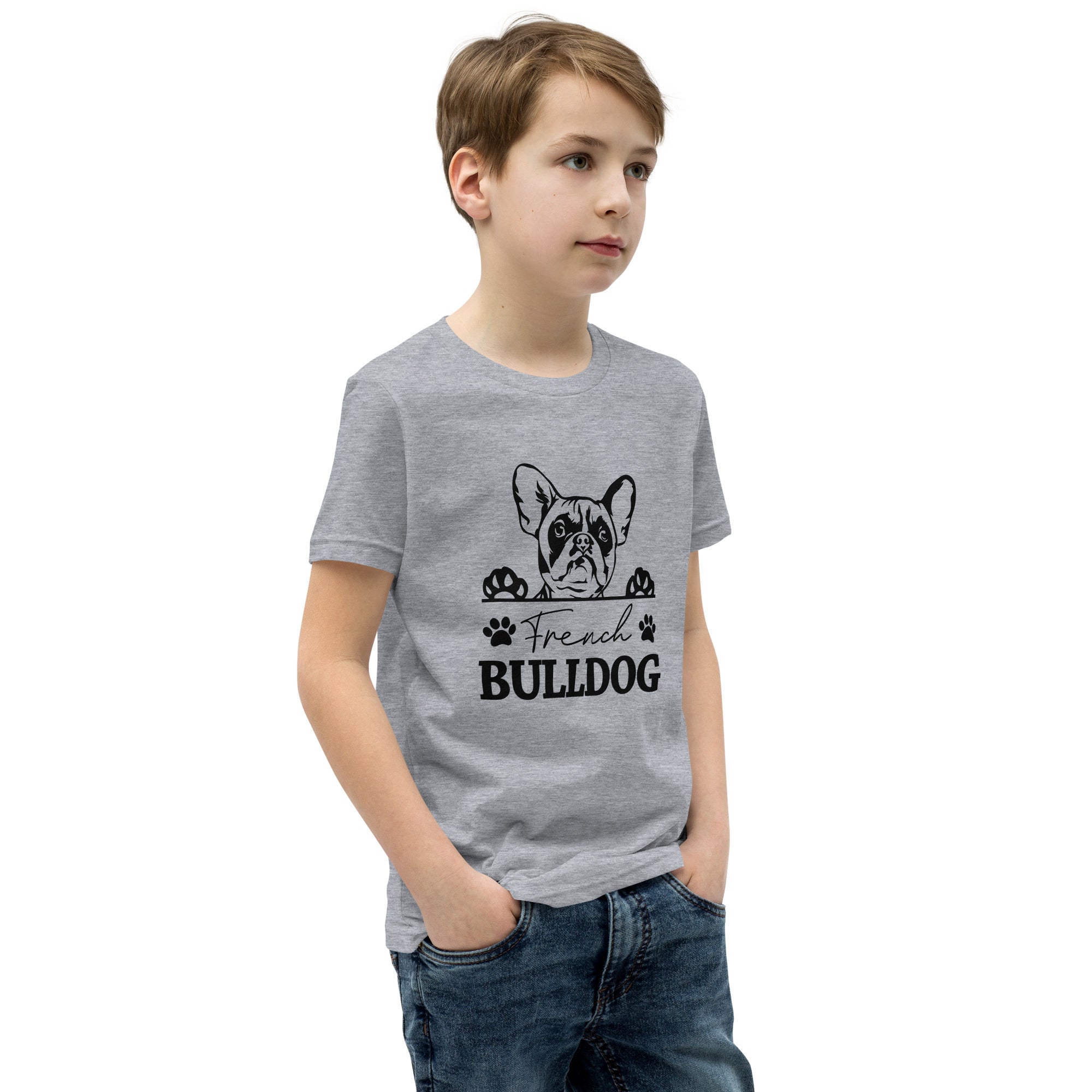 FRENCH BULLDOG - Youth Short Sleeve T-Shirt