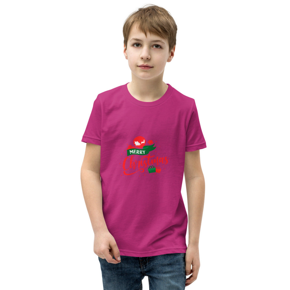 Merry Christmas- Youth Short Sleeve T-Shirt