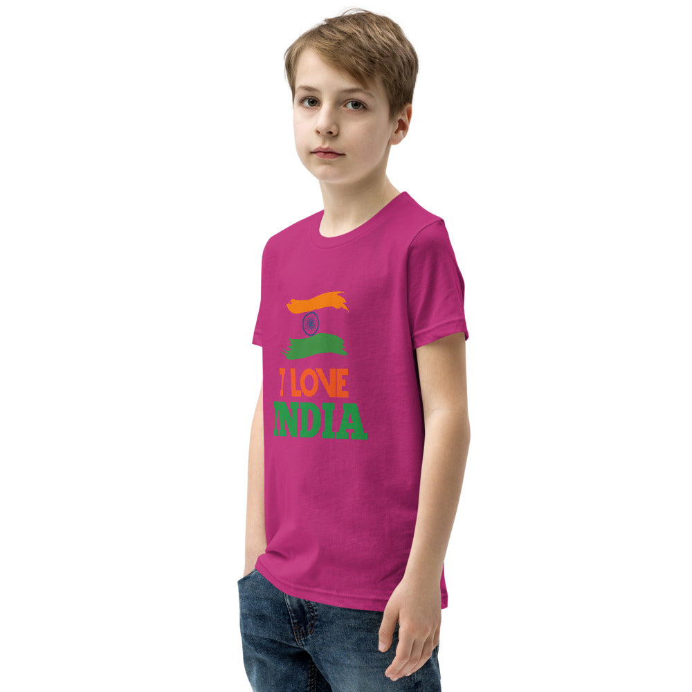 I LOVE INDIA - Youth Short Sleeve T-Shirt