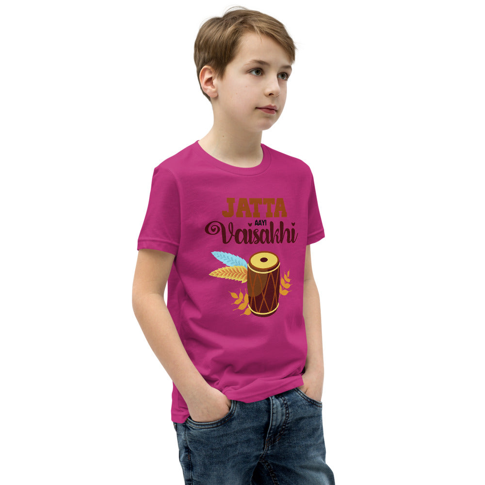 JATTA AAYI VAISAKHI - Youth Short Sleeve T-Shirt