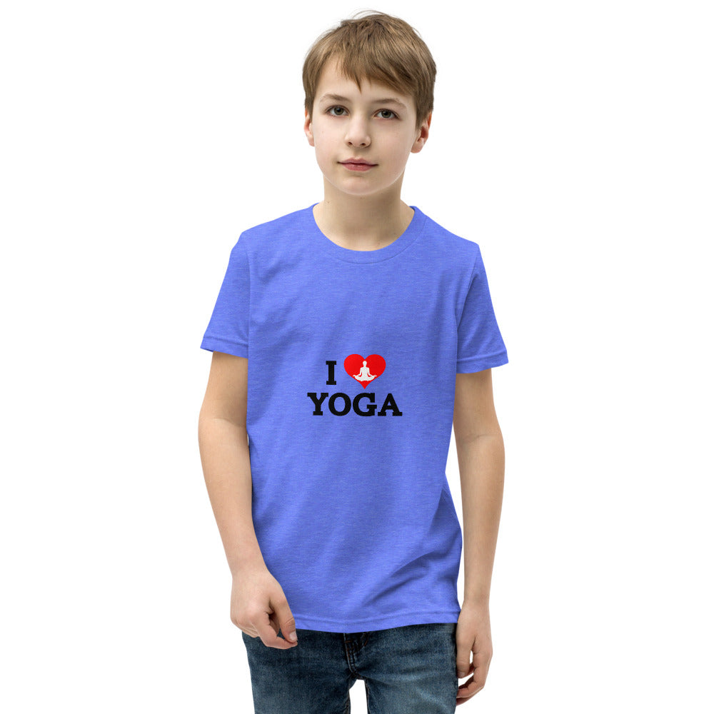 I LOVE YOGA- Youth Short Sleeve T-Shirt