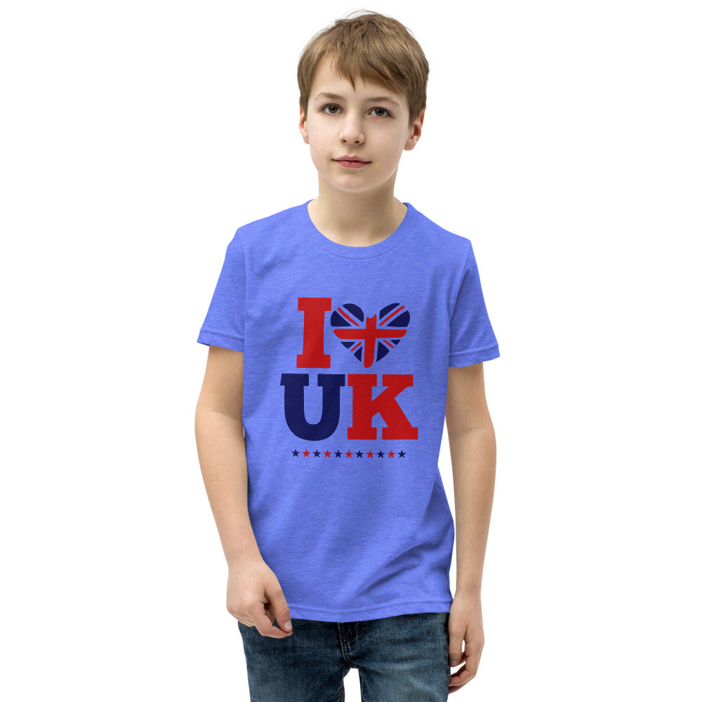 I LOVE UK - Youth Short Sleeve T-Shirt